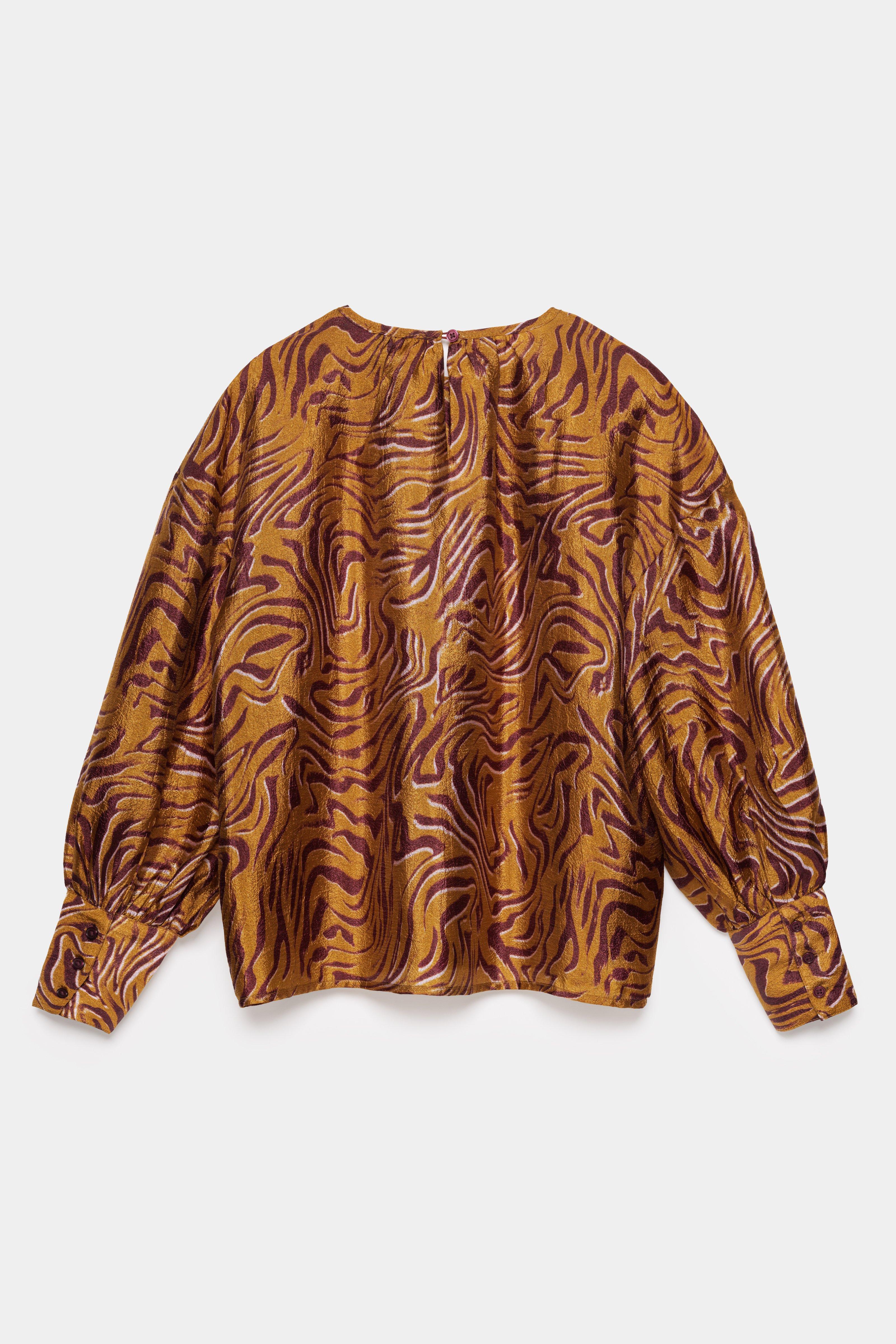 CKS - SONICO - blouse lange mouwen - bruin