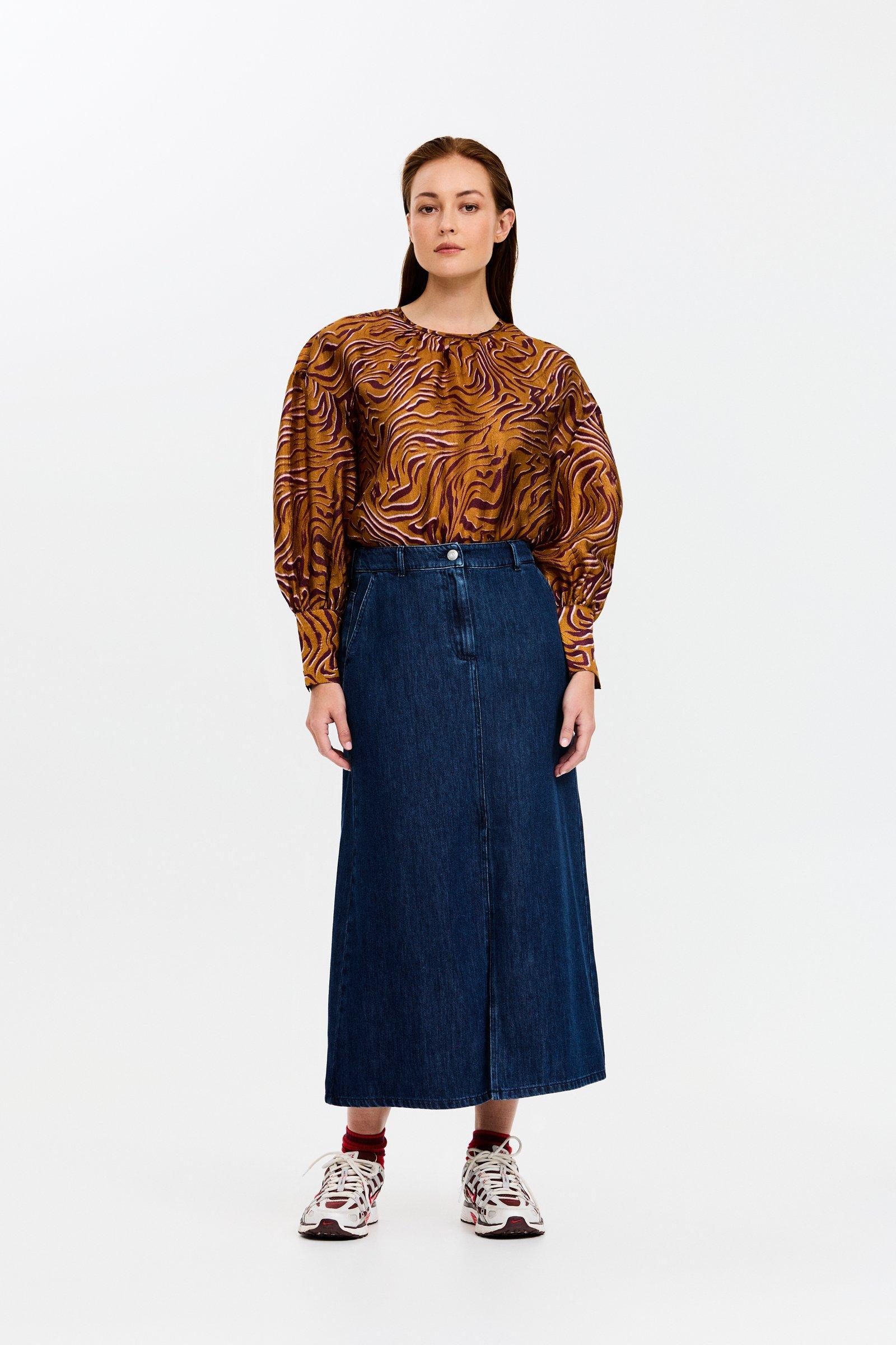 CKS - SONICO - blouse lange mouwen - bruin