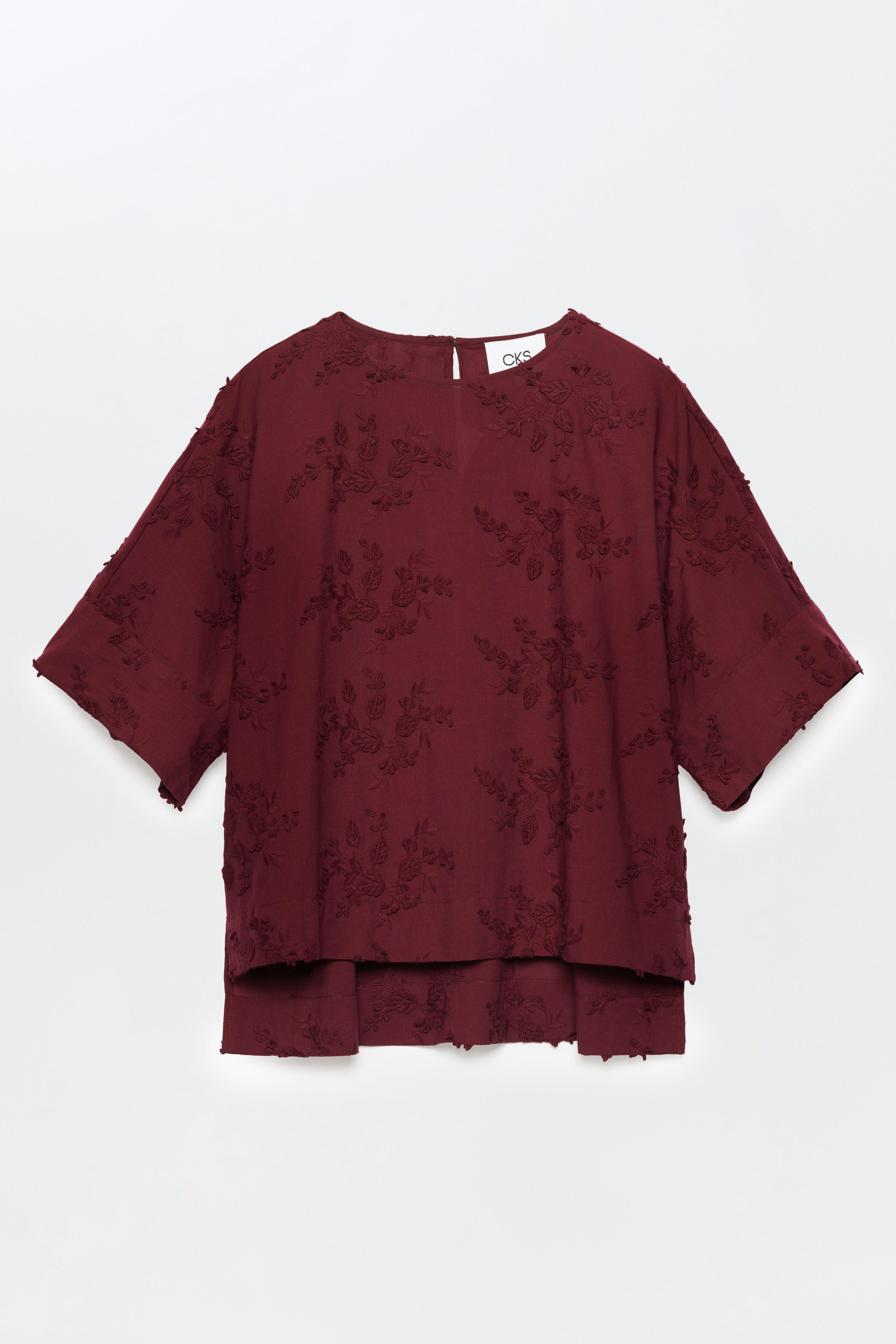 CKS - SELAN - Bluse Kurze Ärmel - Violett