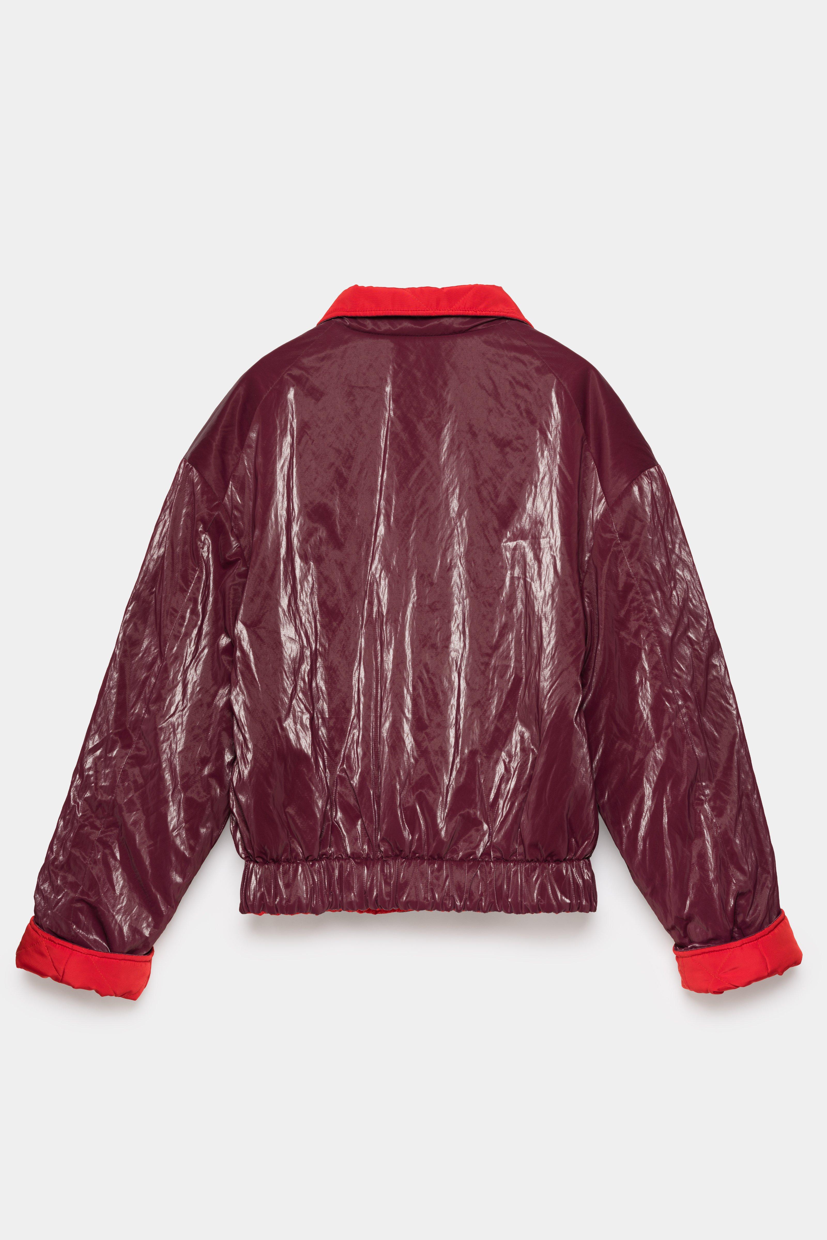 CKS - COLDE - short coat - burgundy