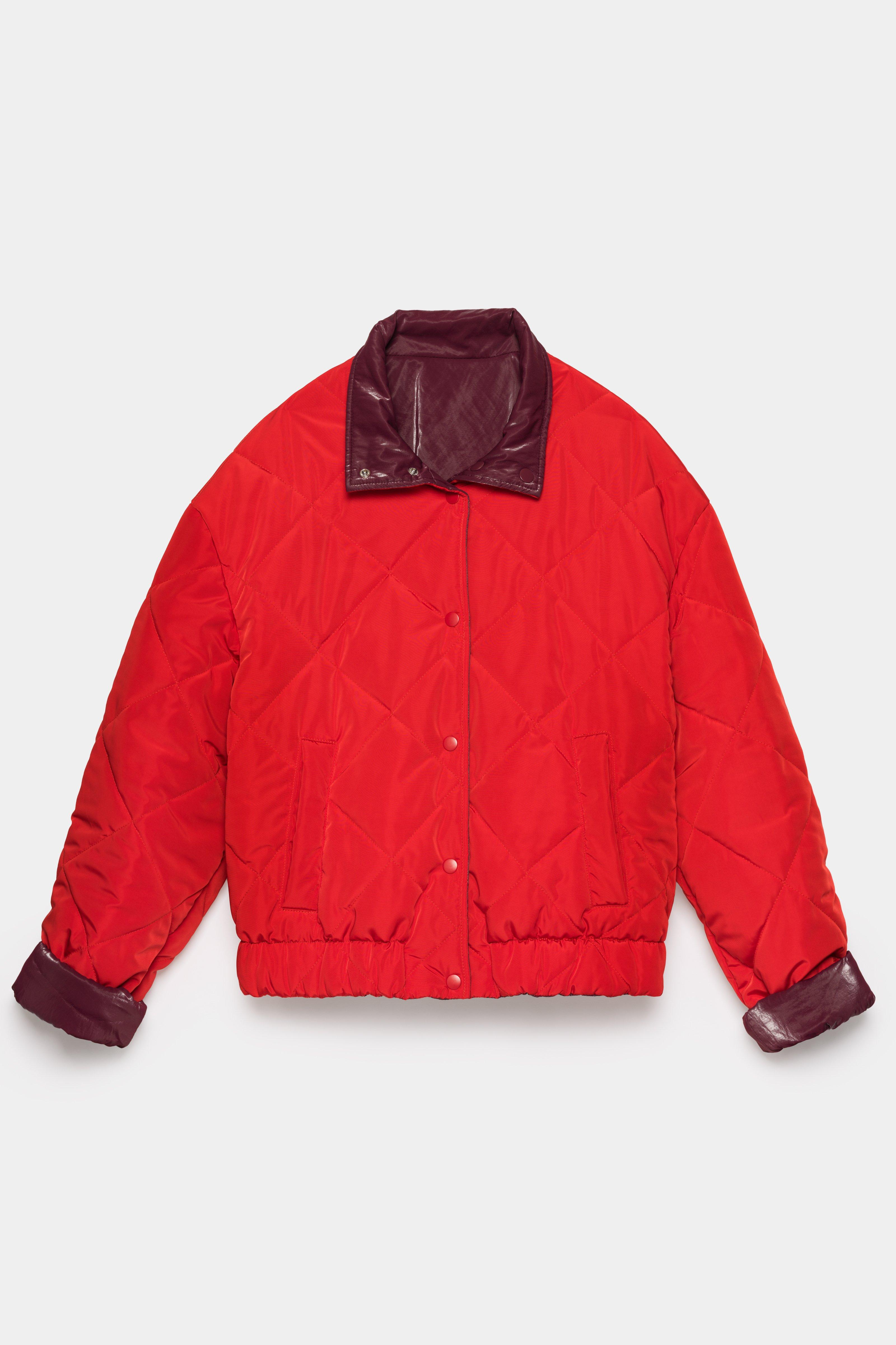 CKS - COLDE - short coat - burgundy