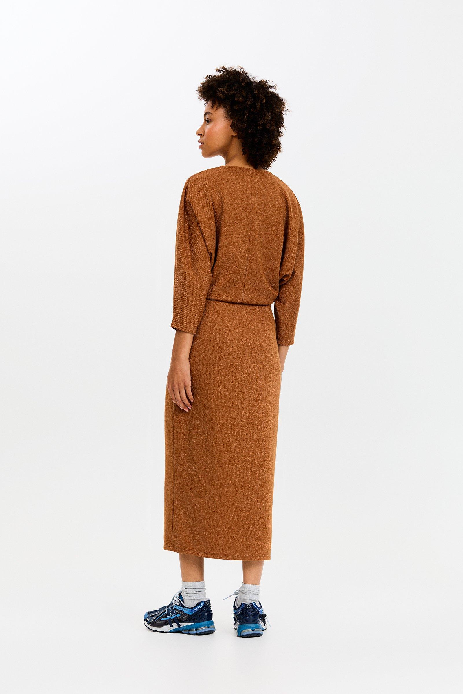 CKS - DRAZLESS - Midi-Kleid - Braun