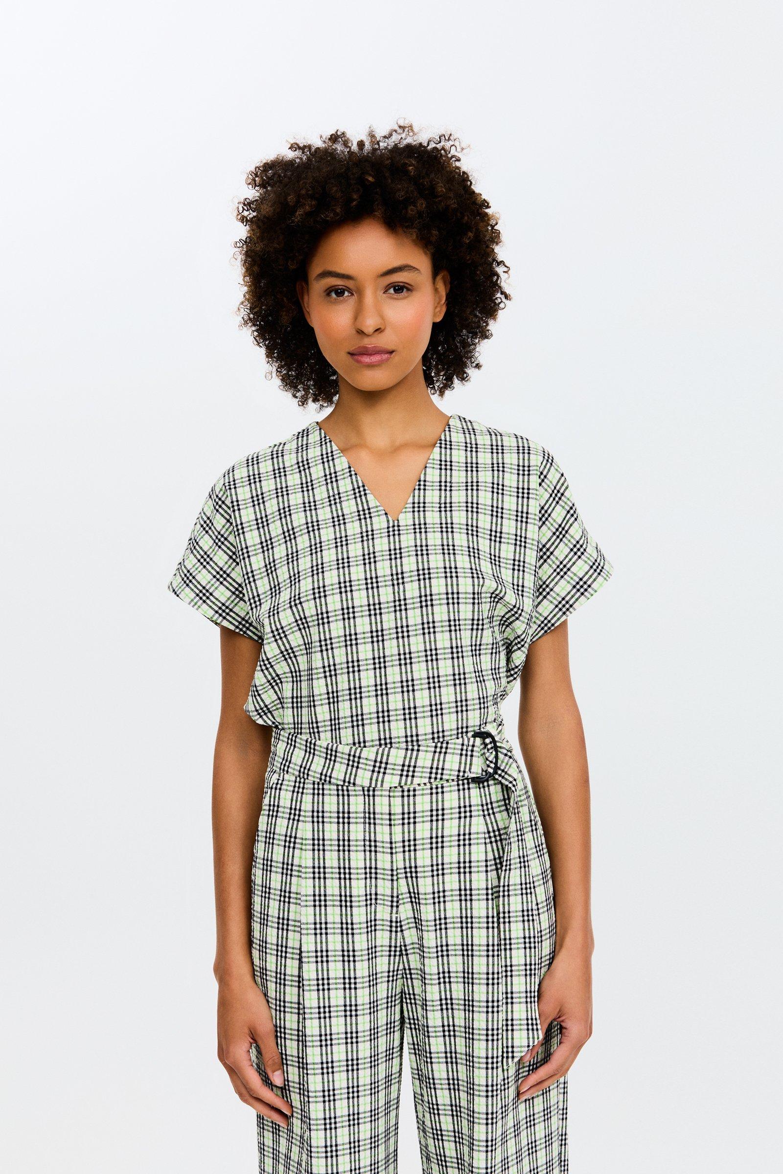 CKS - SABA - blouse short sleeves - bright green