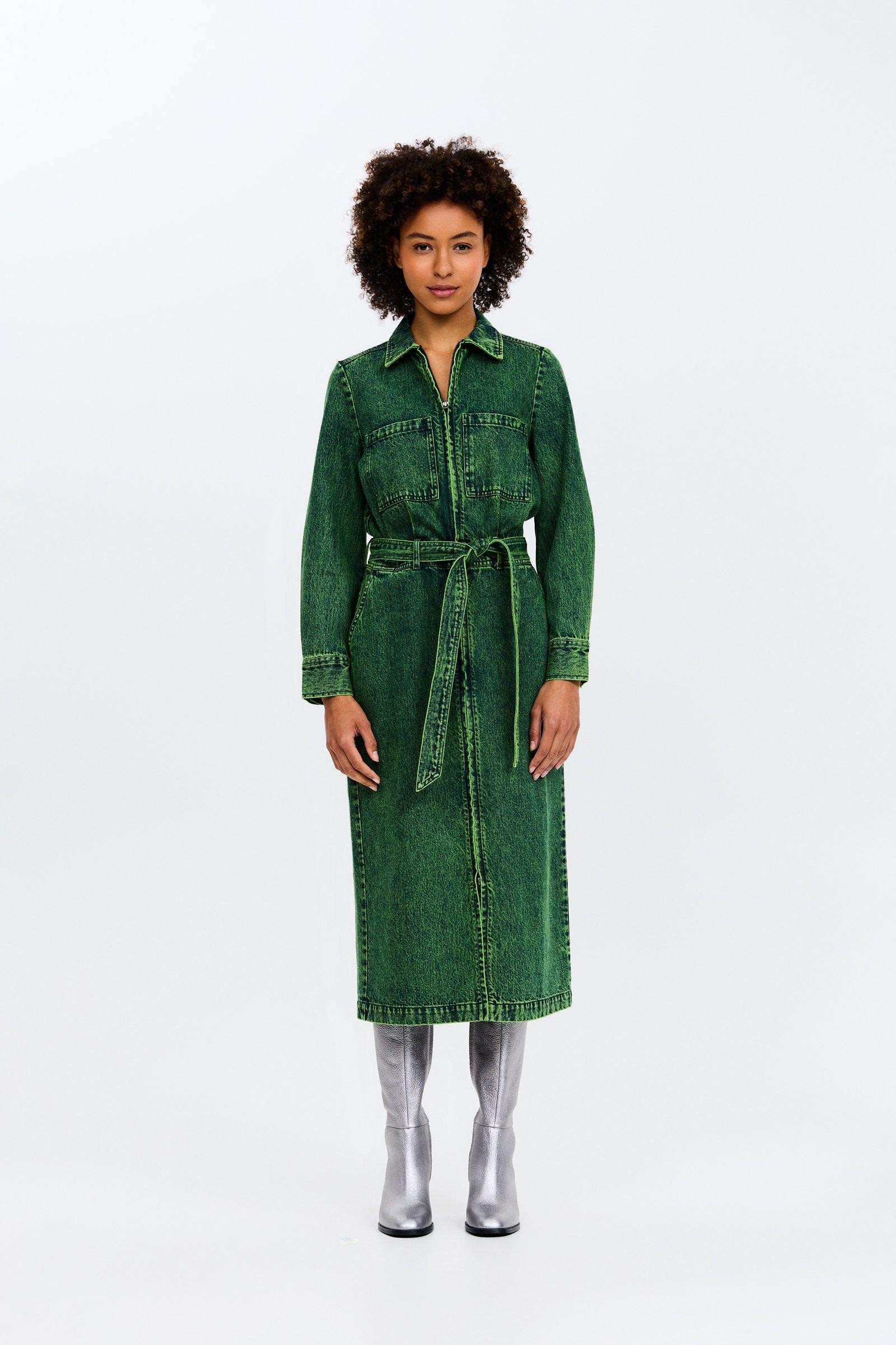 CKS - DIEGOL - midi dress - bright green