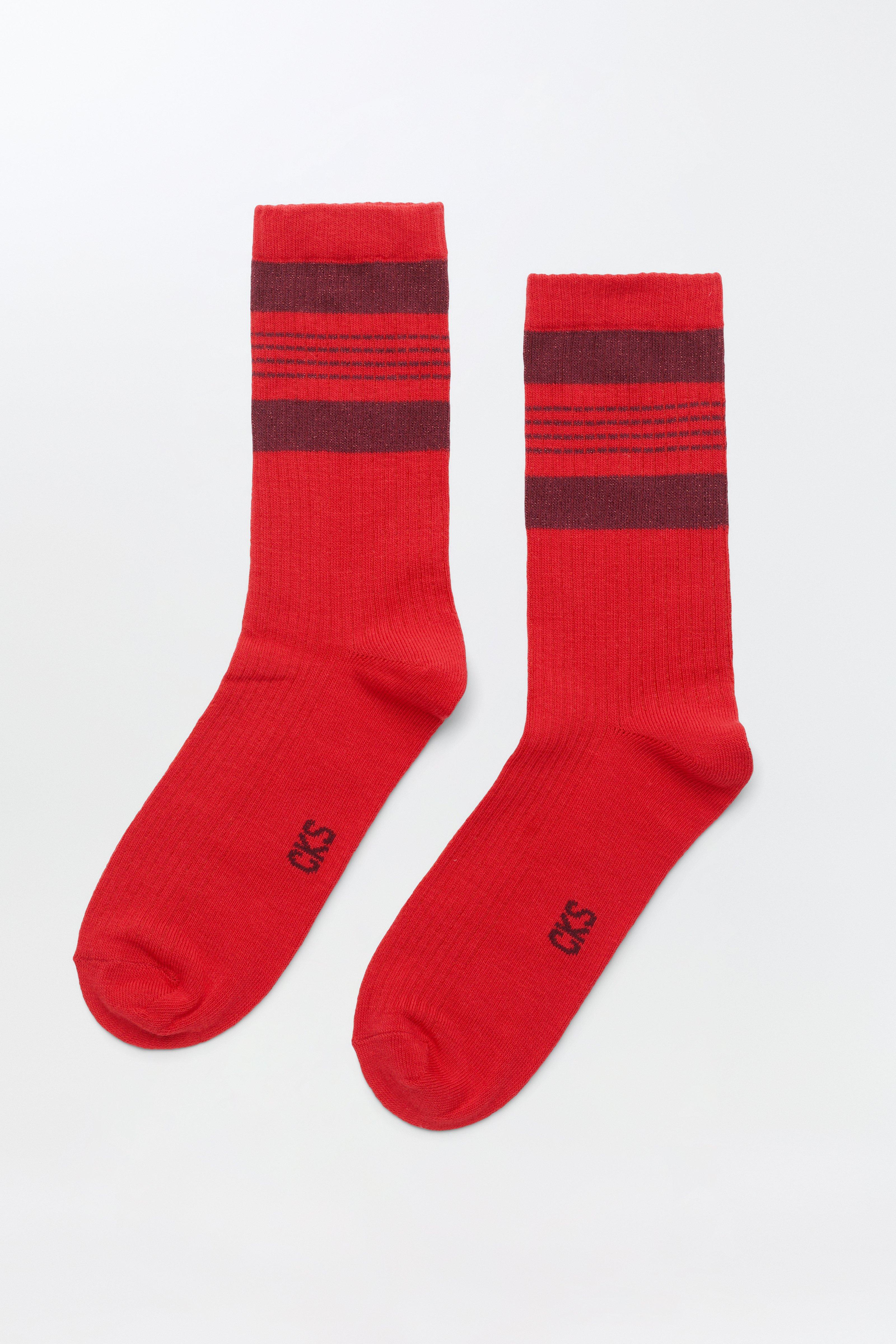CKS - HAPPINESS - chaussettes - rouge vif