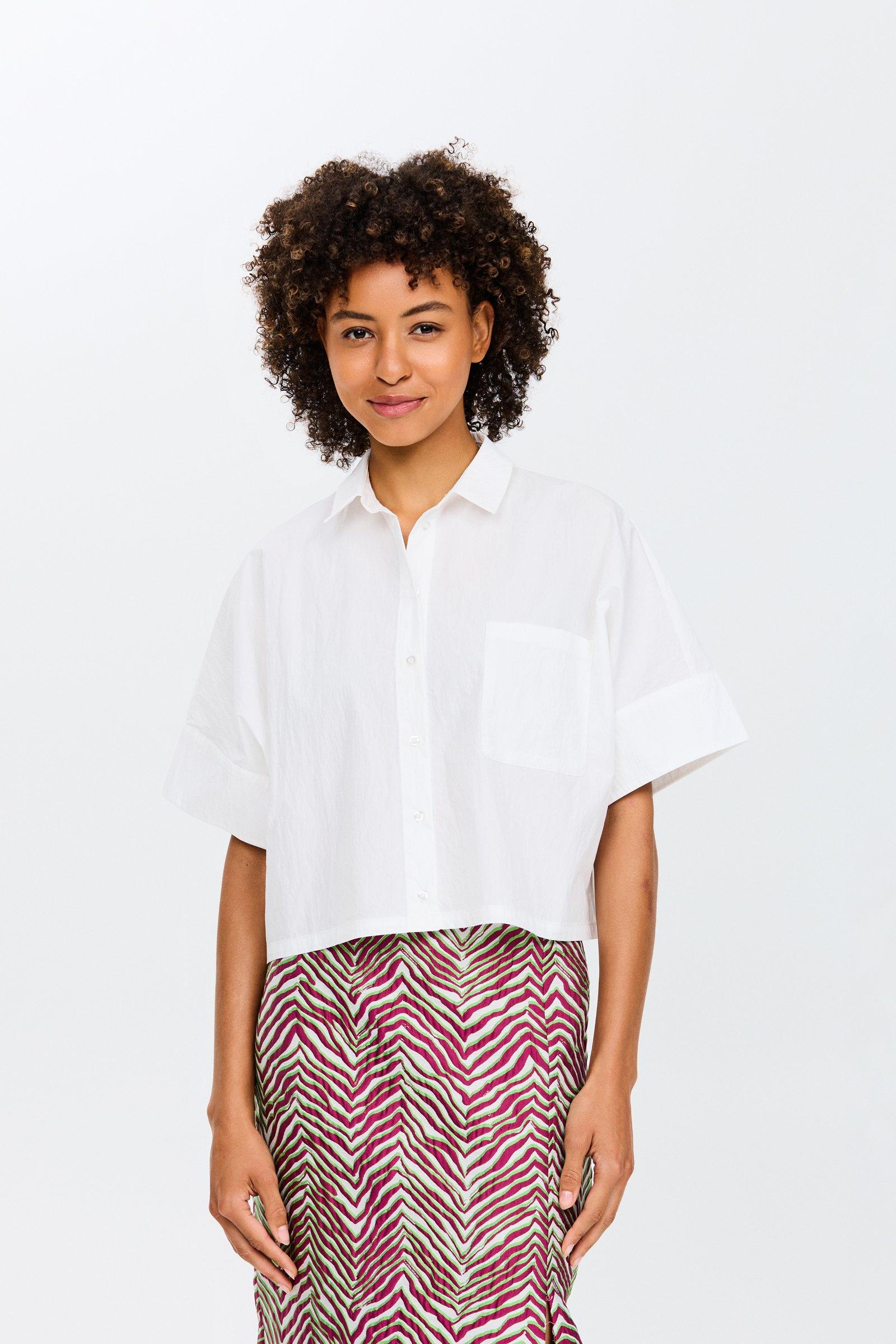 CKS - SEROP - blouse short sleeves - white