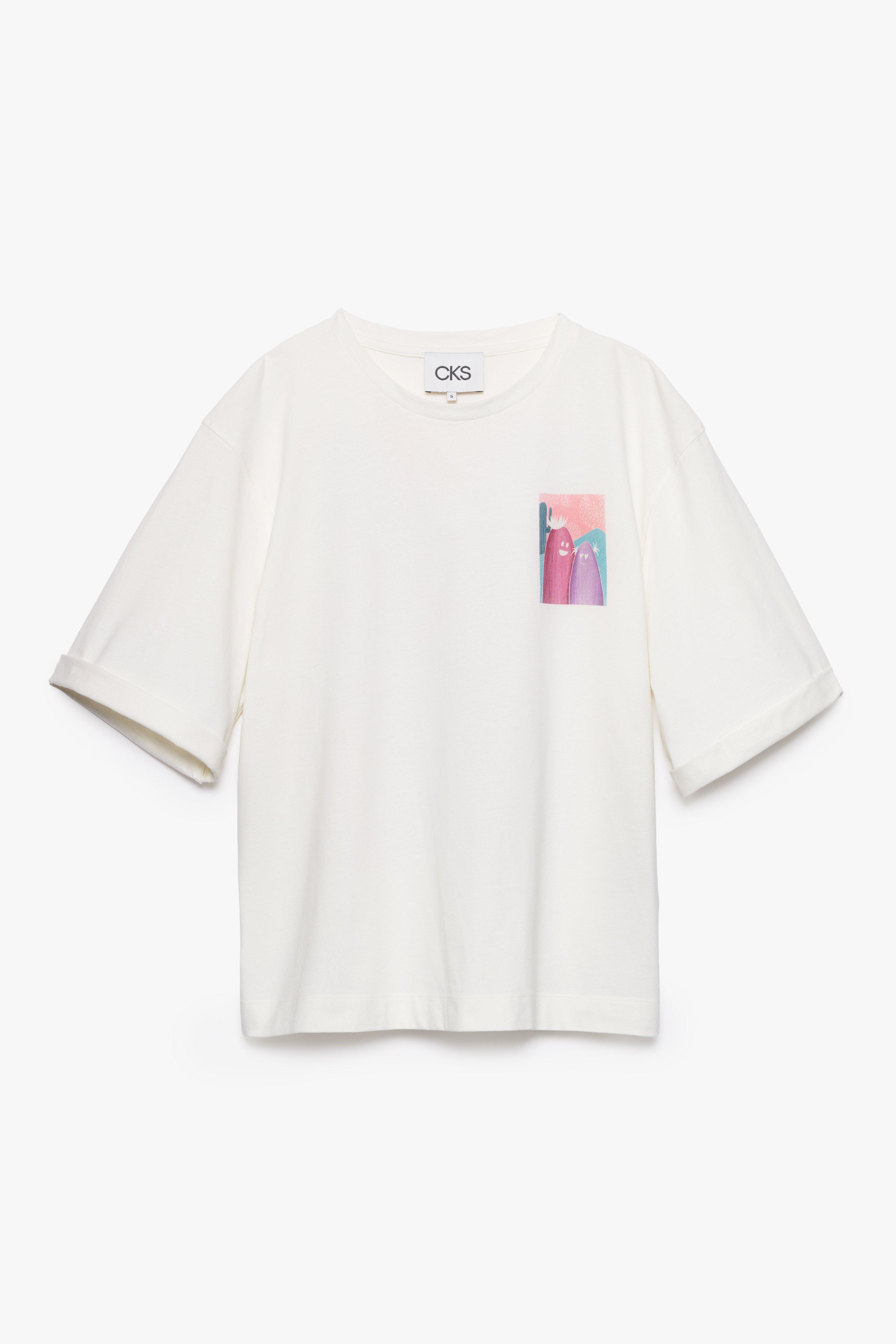 CKS - FESTIVAL - t-shirt short sleeves - white