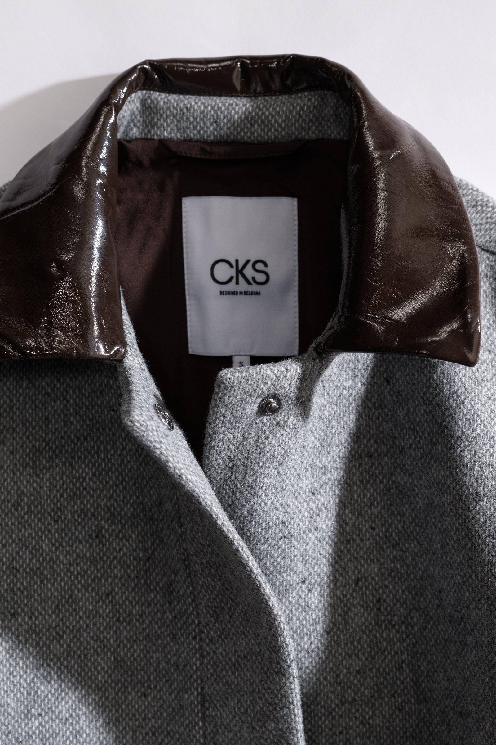 CKS - CHAMPA - short coat - light grey