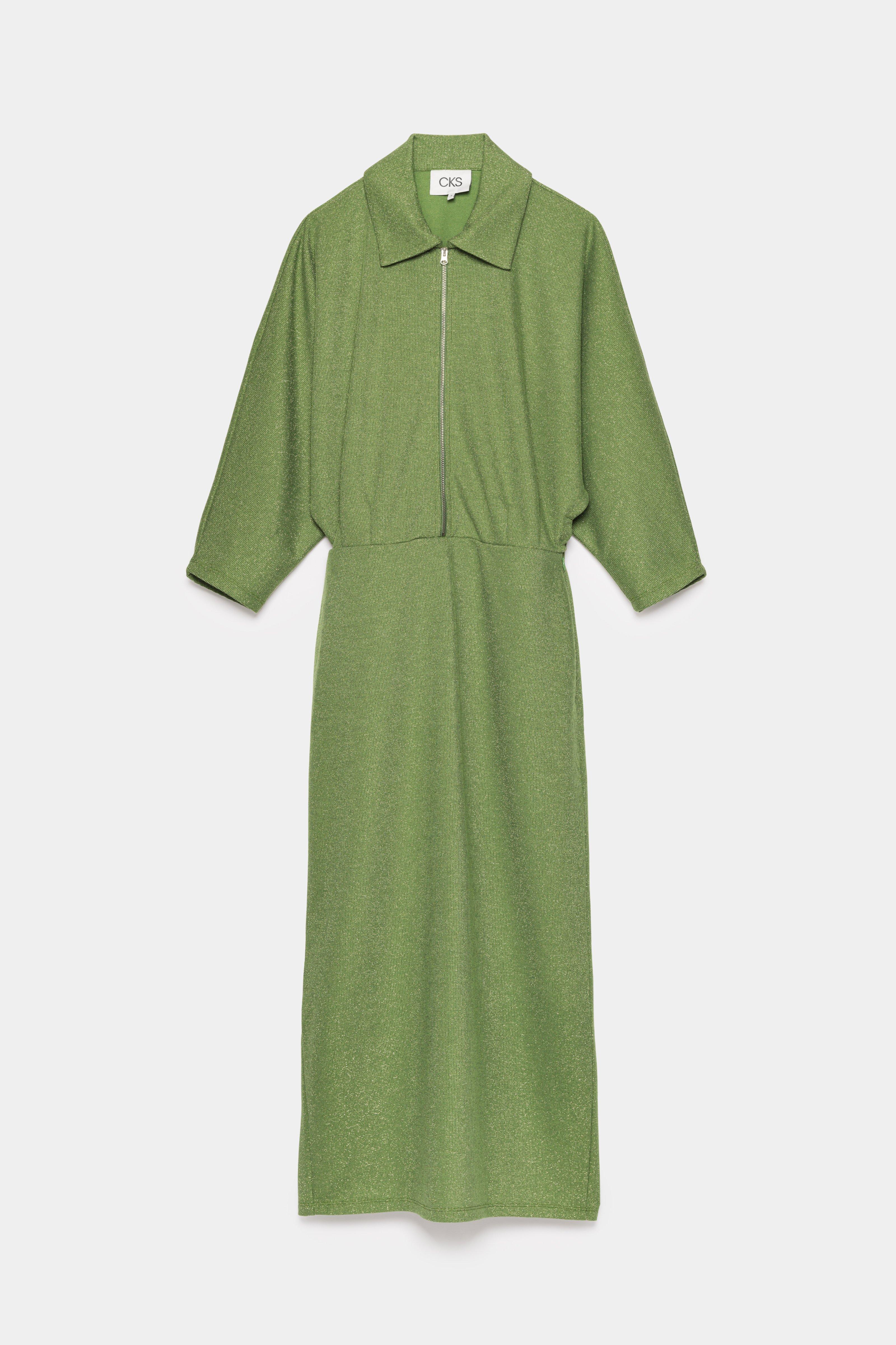 CKS - DAVINIA - midi dress - green