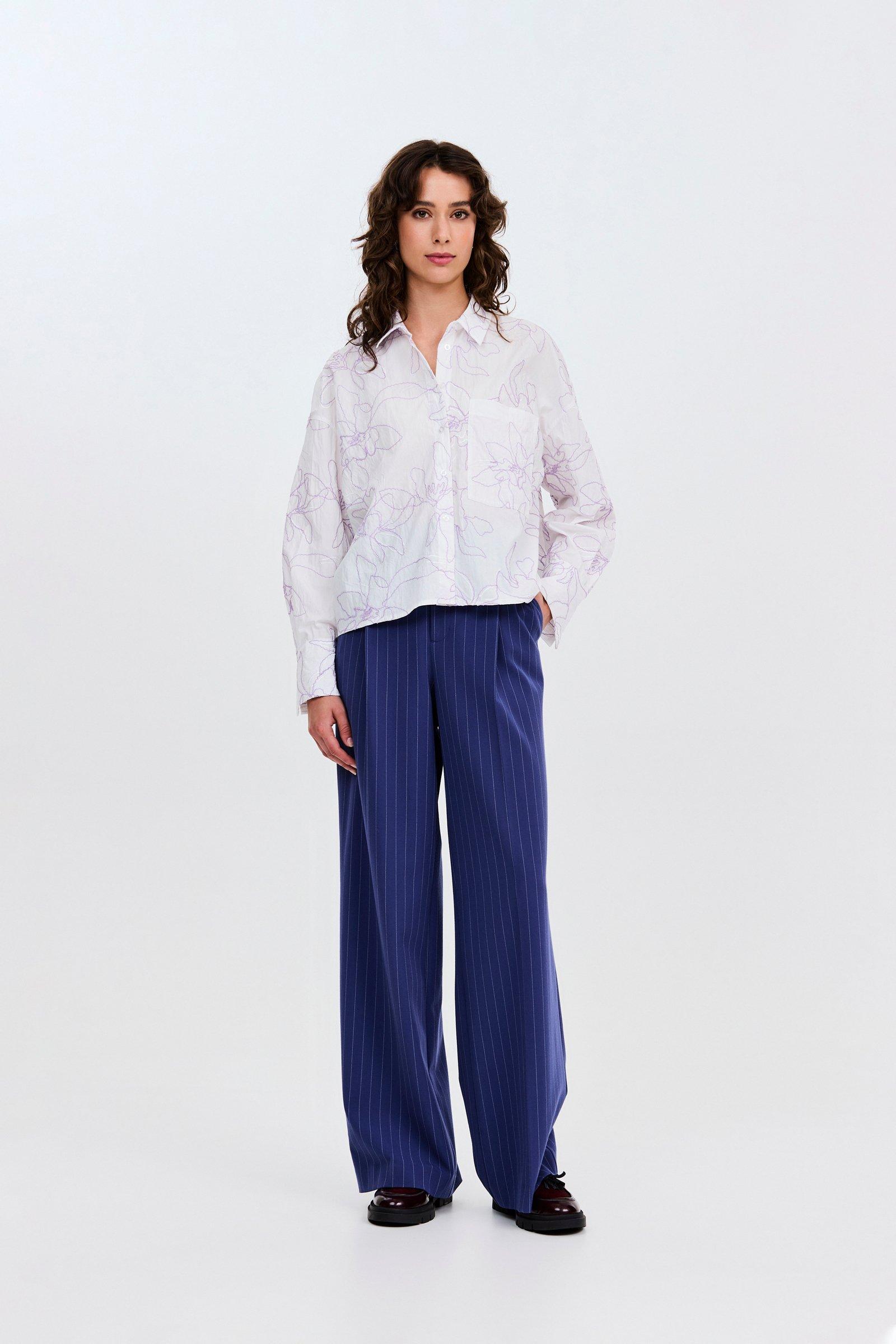 CKS - THEO - lange broek - blauw