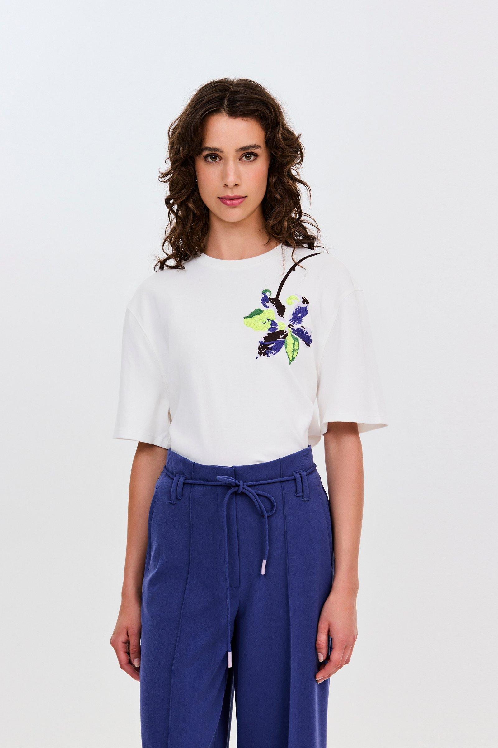 CKS - SARIA - t-shirt korte mouwen - white light