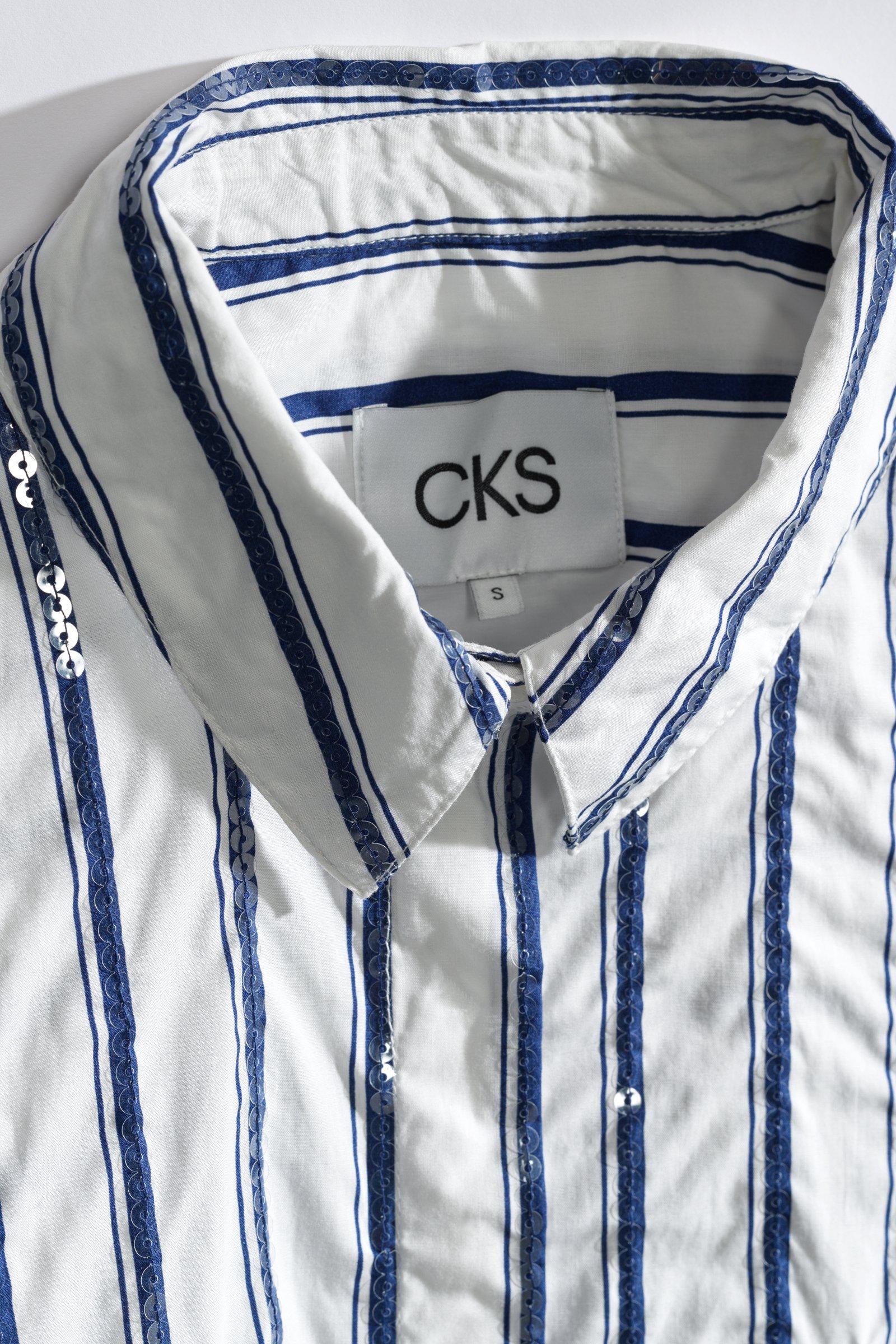 CKS - SUPERS - blouse long sleeves - blue