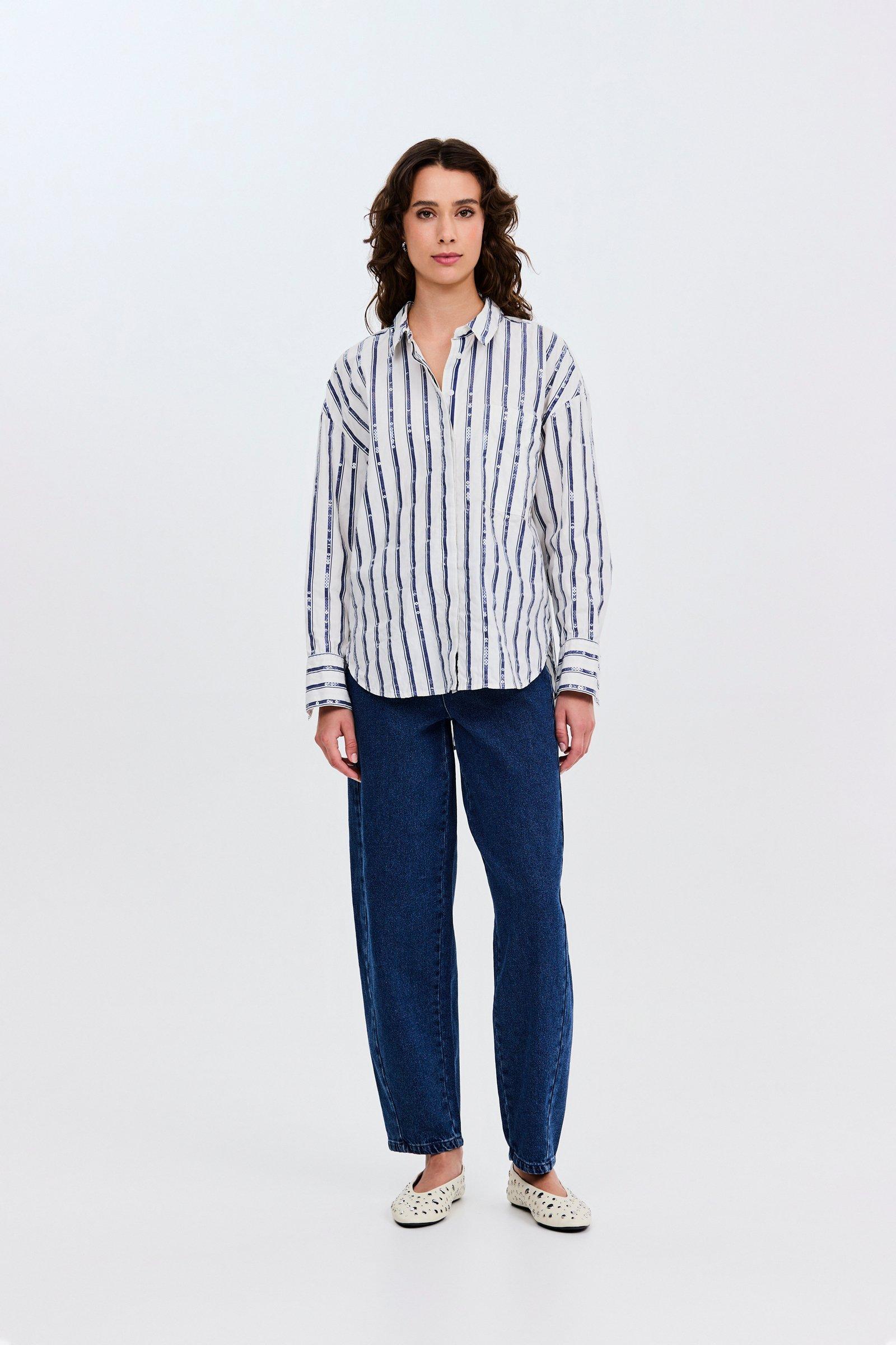 CKS - SUPERS - blouse lange mouwen - blauw