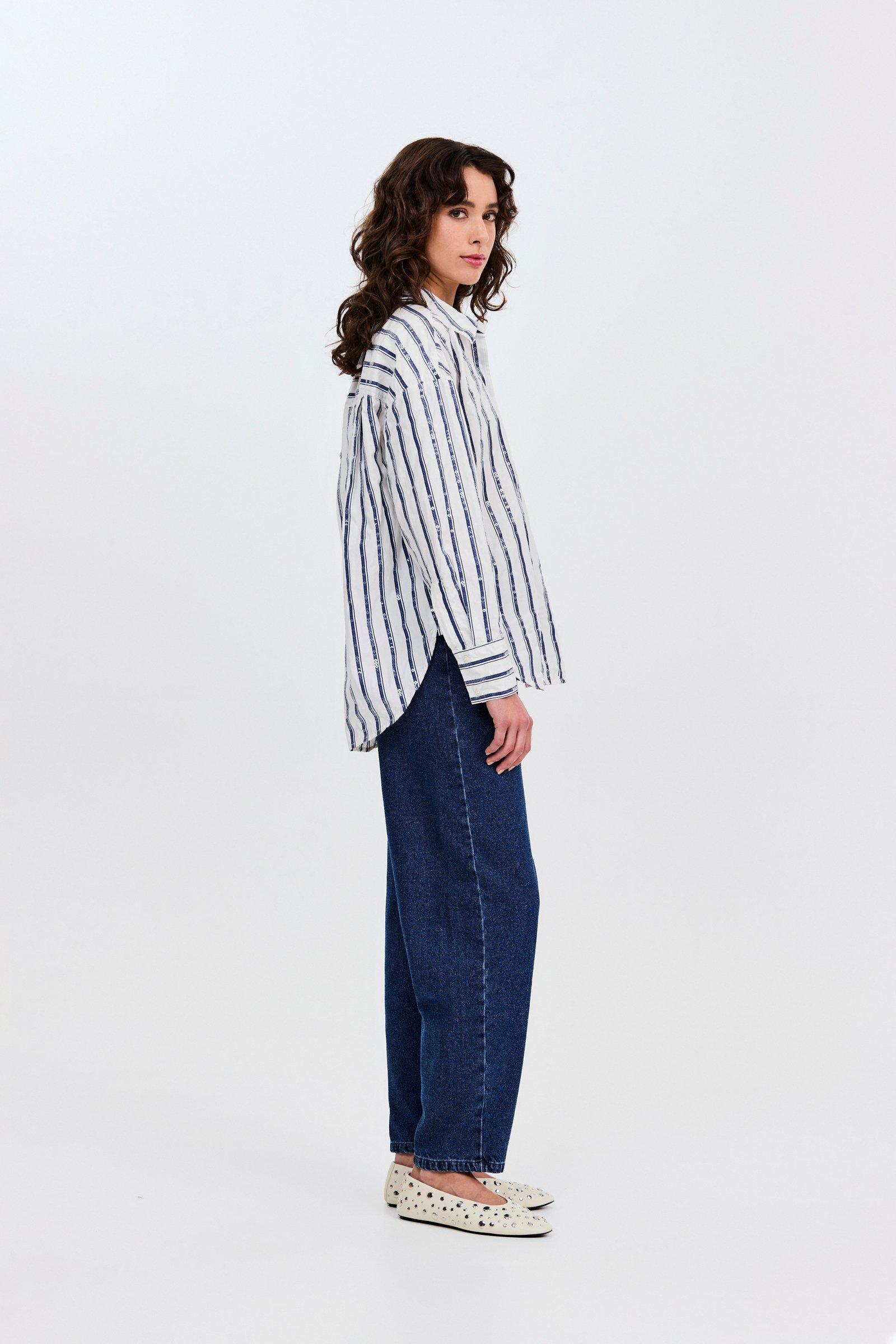 CKS - SUPERS - blouse lange mouwen - blauw
