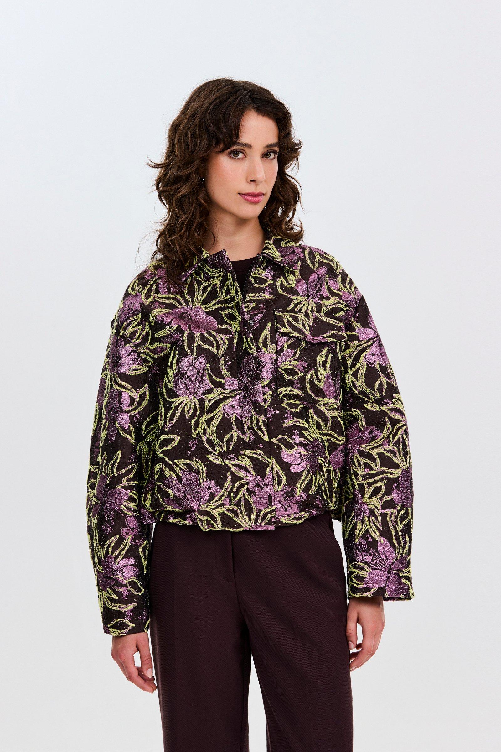 CKS - COSAM - short jacketfantasy - bright yellow