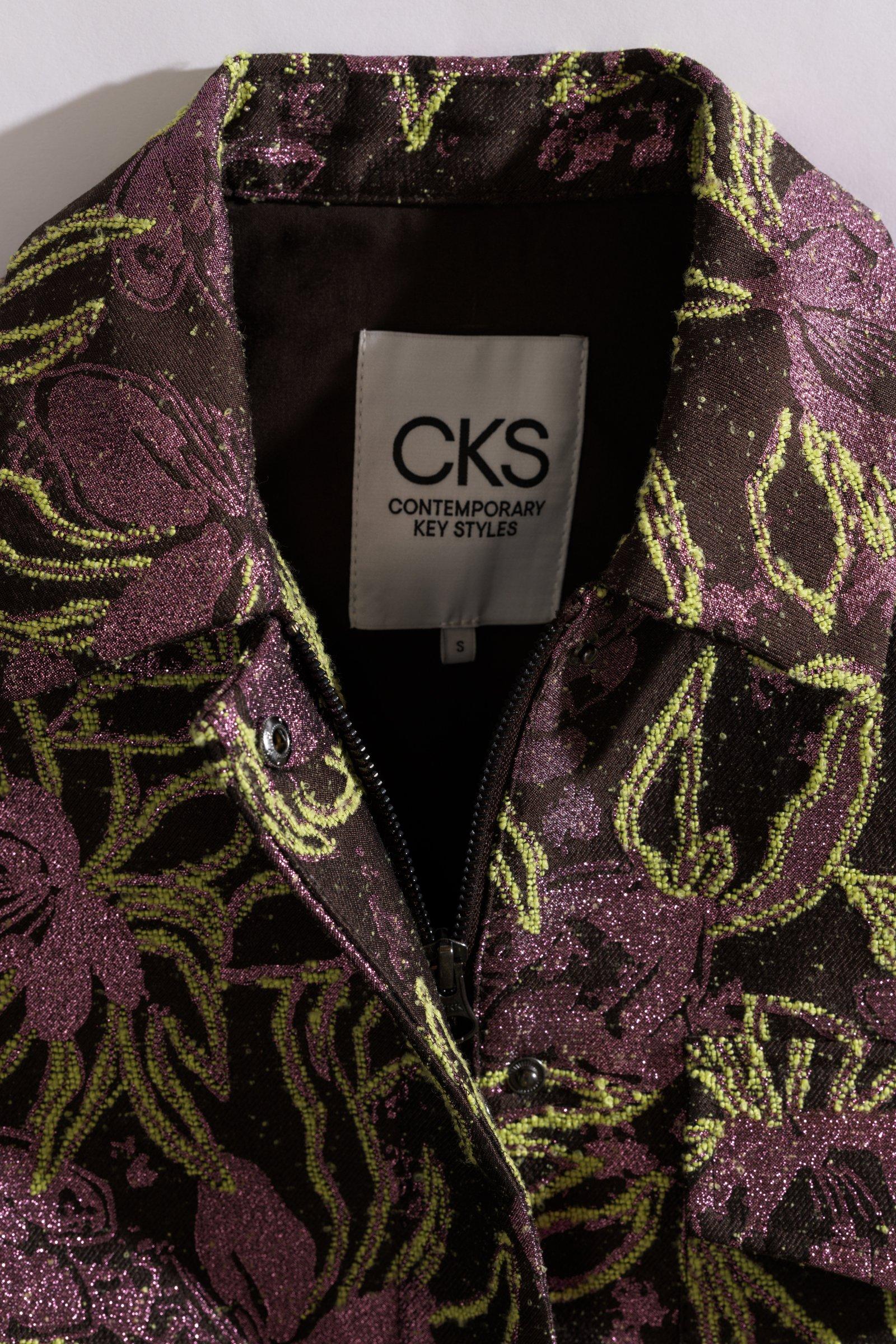 CKS - COSAM - short jacketfantasy - bright yellow