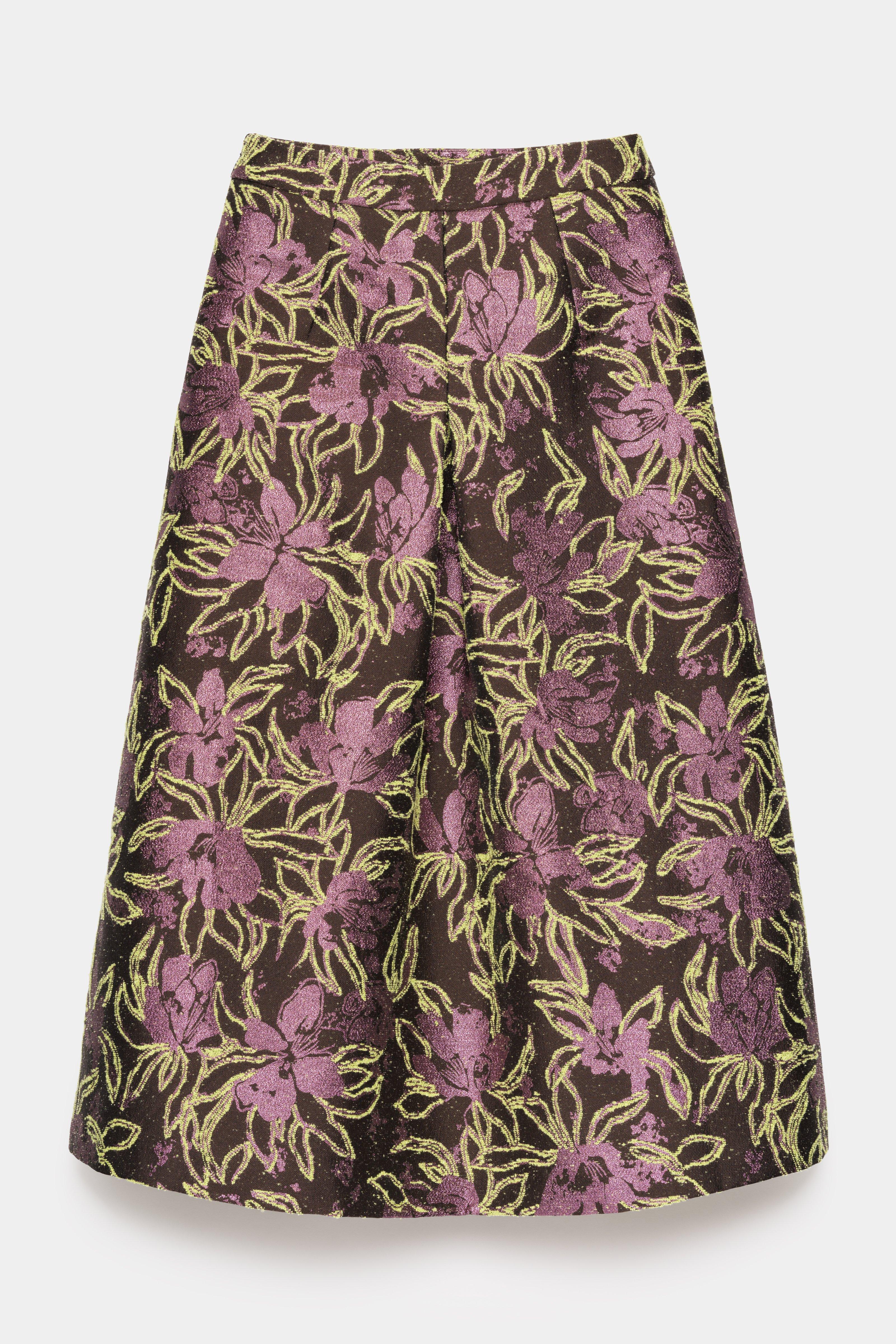 CKS - SKAMILLA - midi skirt - bright yellow