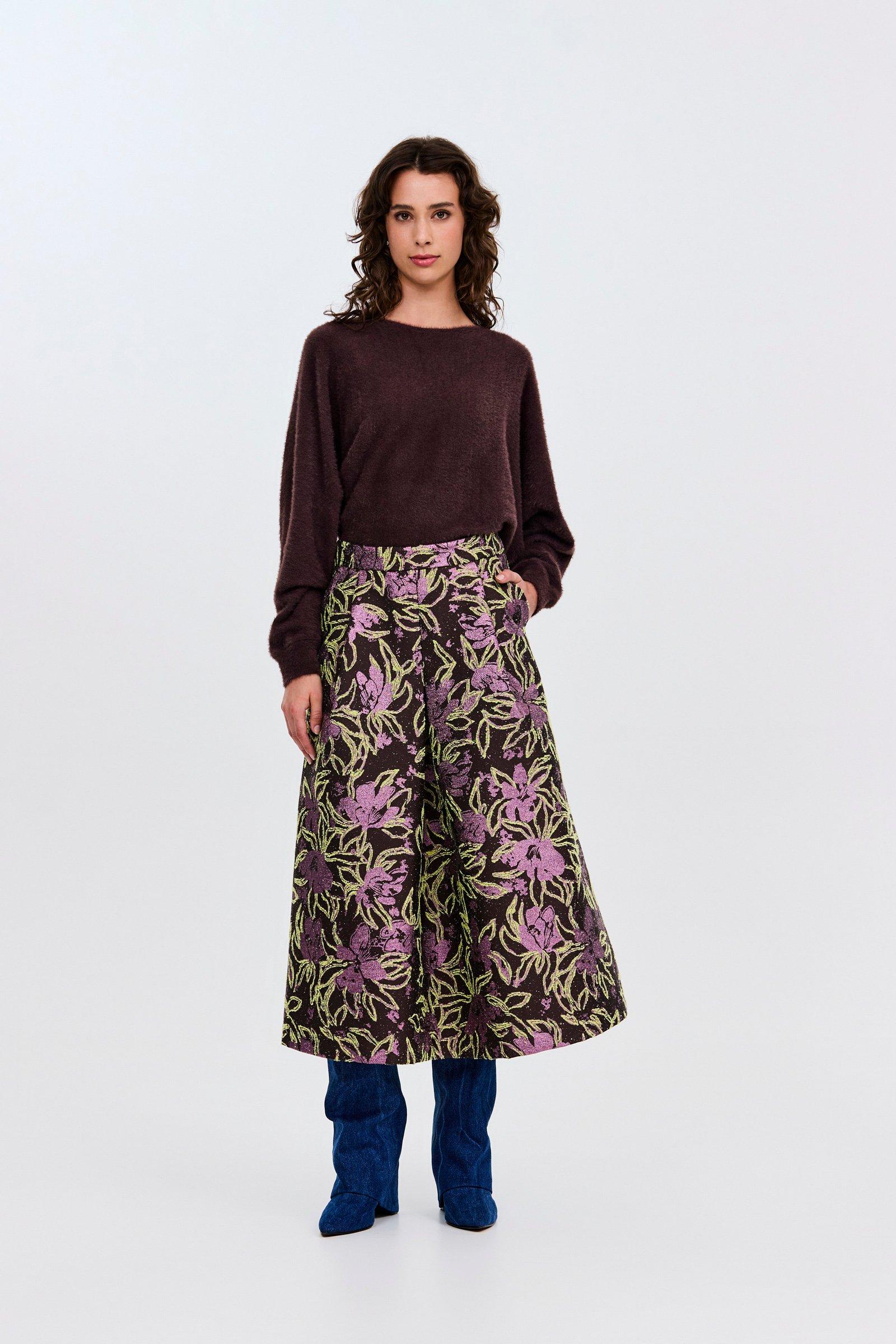 CKS - SKAMILLA - midi skirt - bright yellow