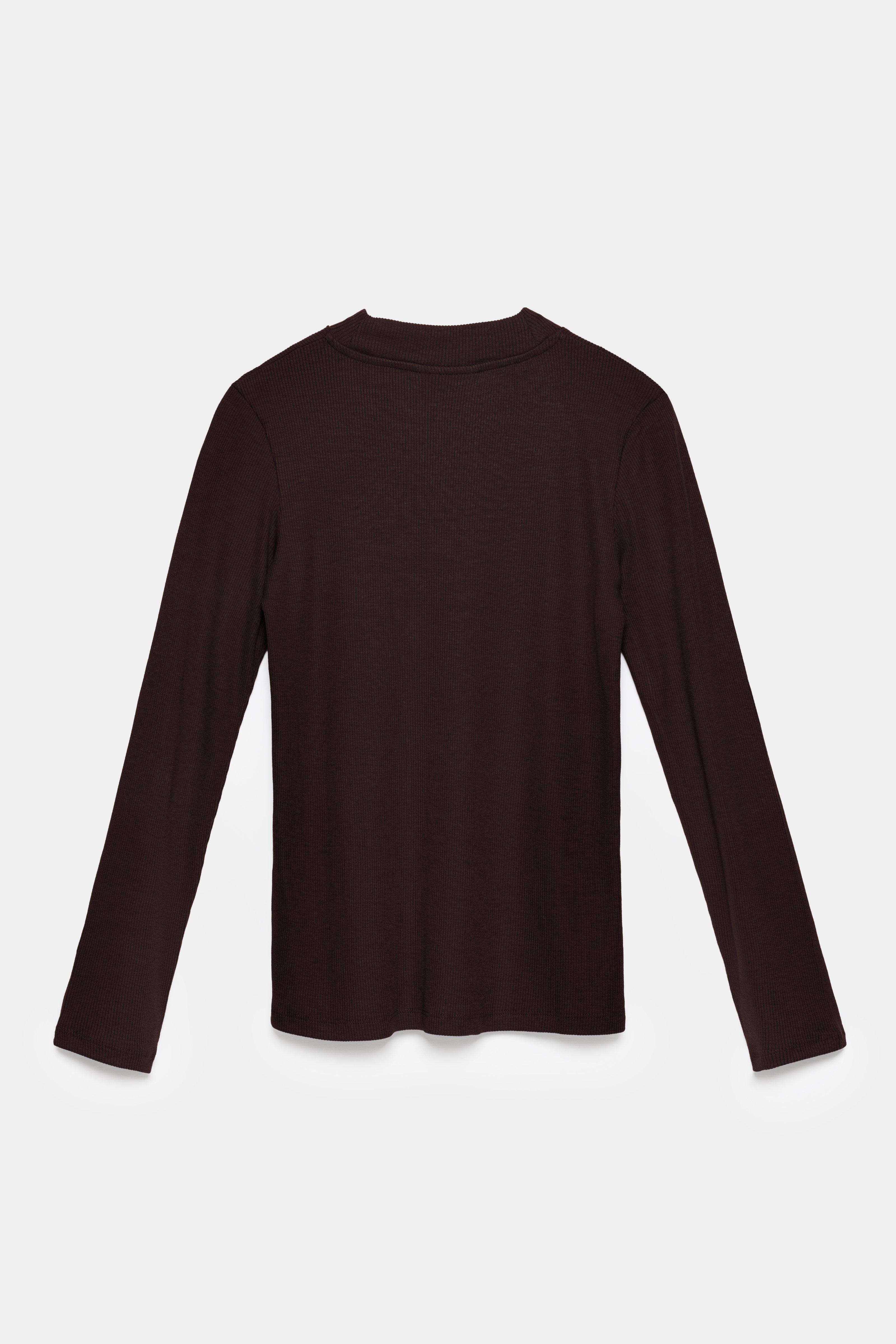CKS - TIBOR - t-shirt long sleeves - dark brown