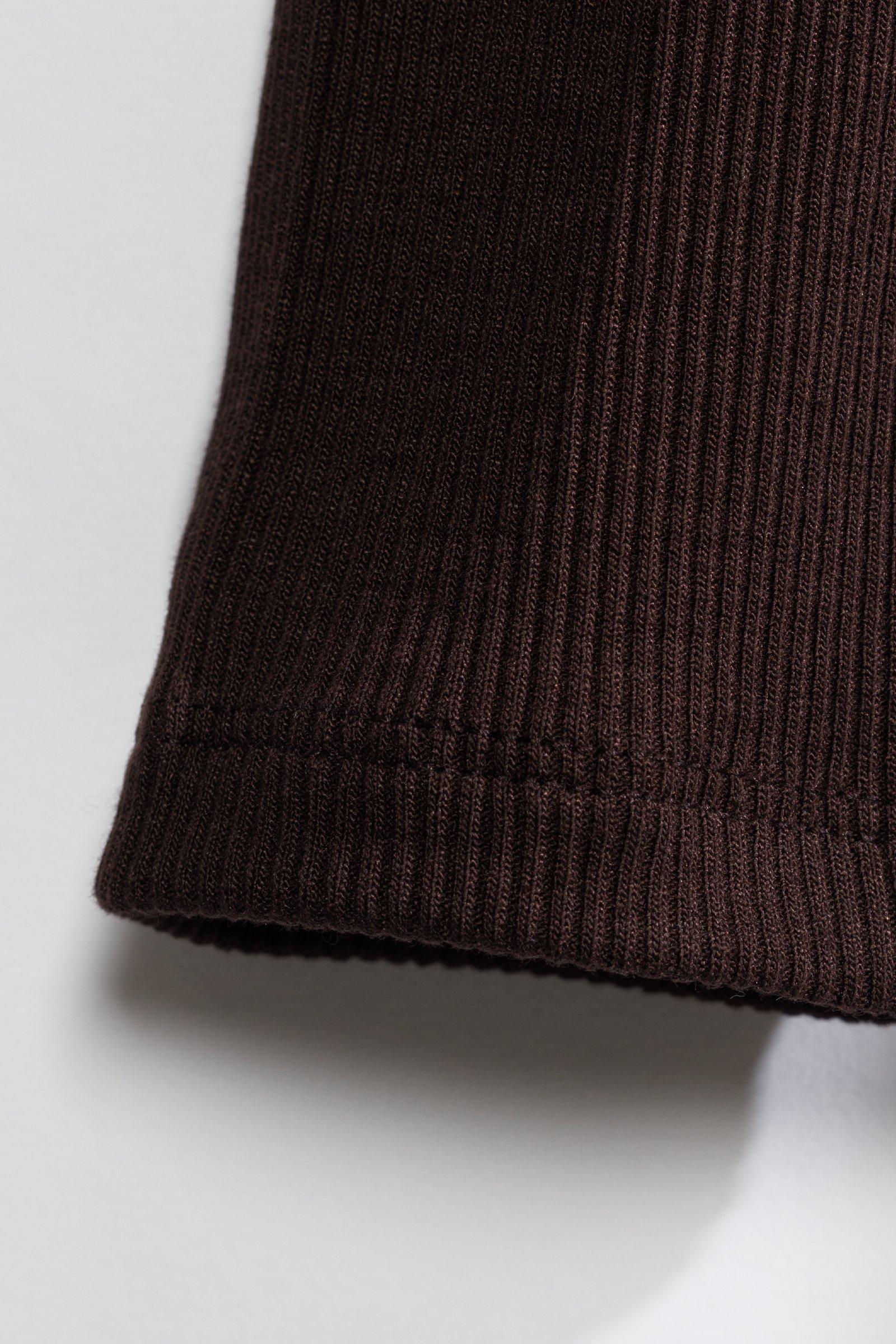 CKS - TIBOR - t-shirt long sleeves - dark brown