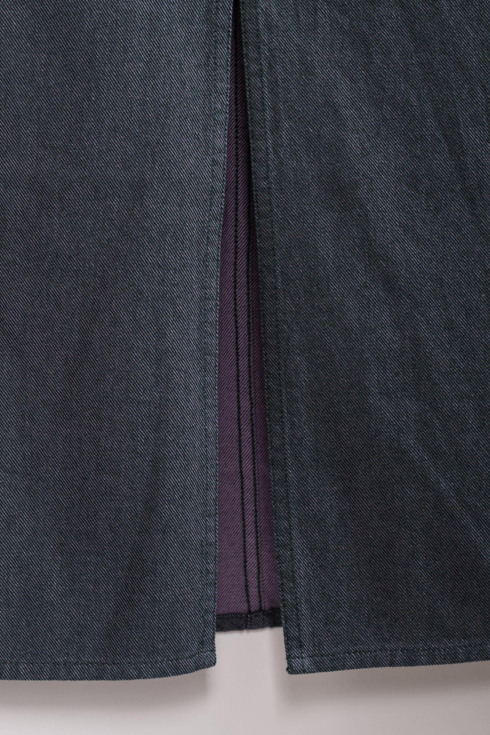 CKS - SKIPPER - midi skirt - dark green