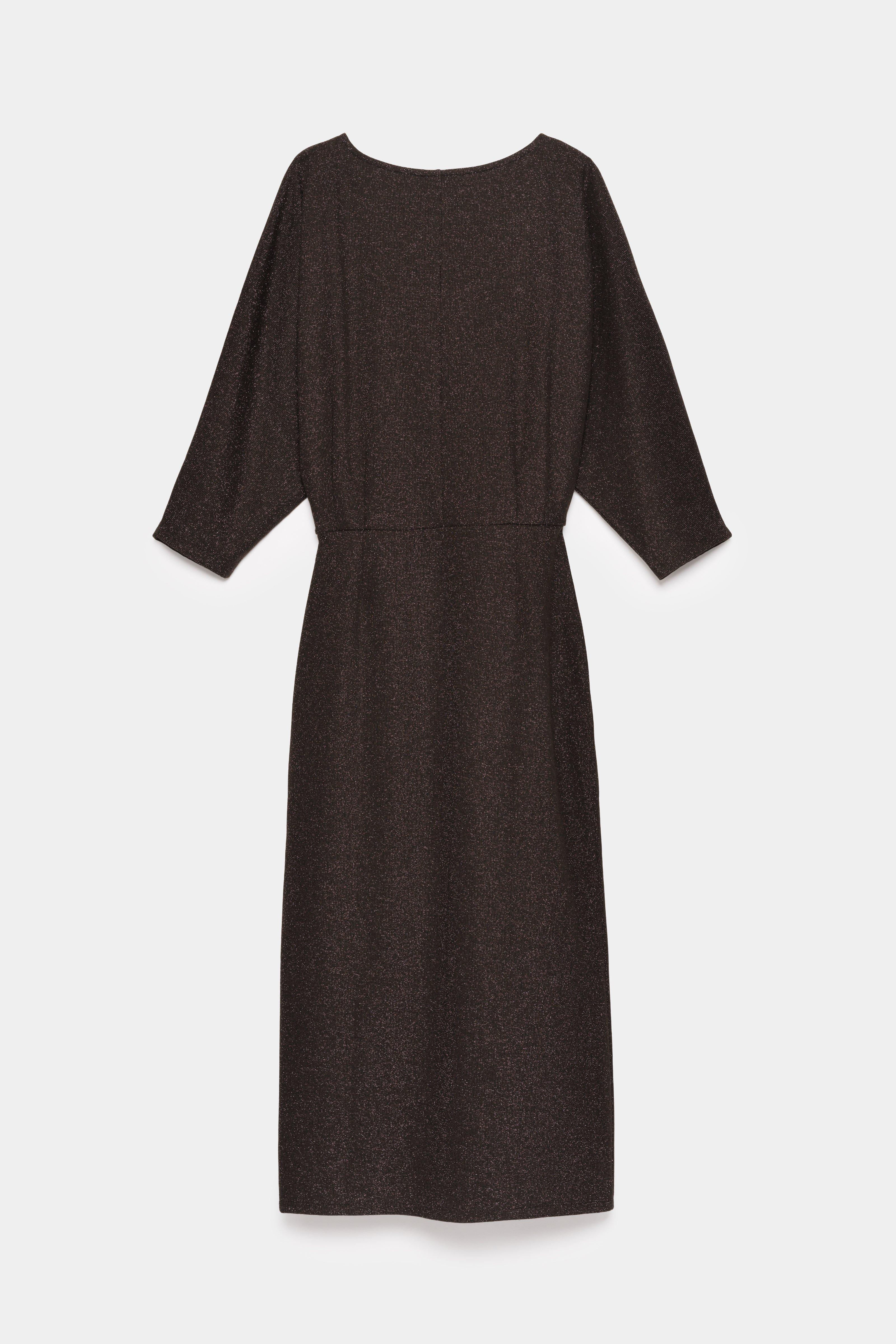 CKS - DAVIN - Midi-Kleid - Dunkelbraun