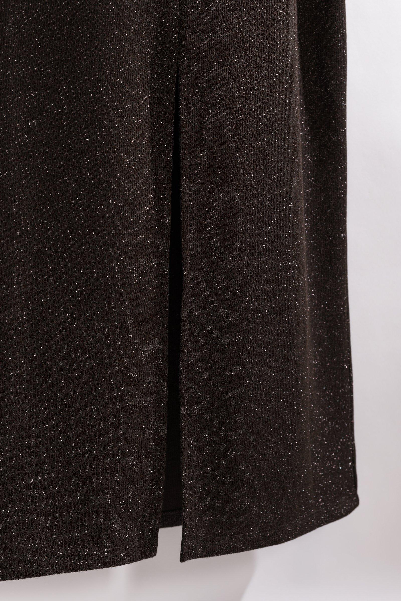 CKS - DAVIN - Midi-Kleid - Dunkelbraun