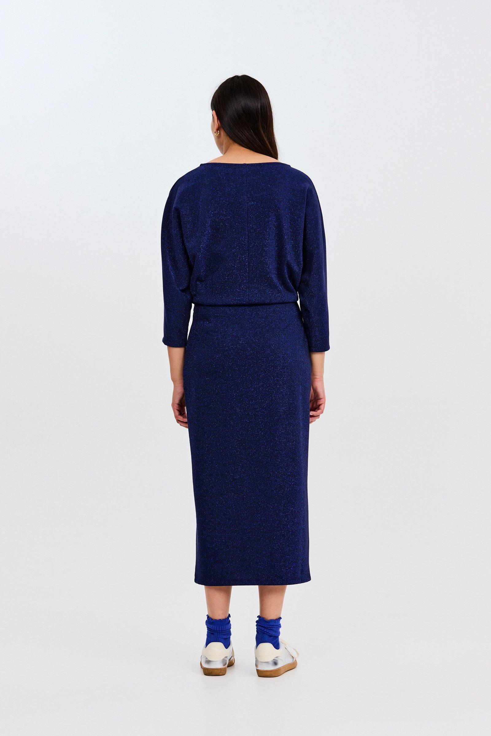 CKS - DAVIN - Midi-Kleid - Dunkelblau