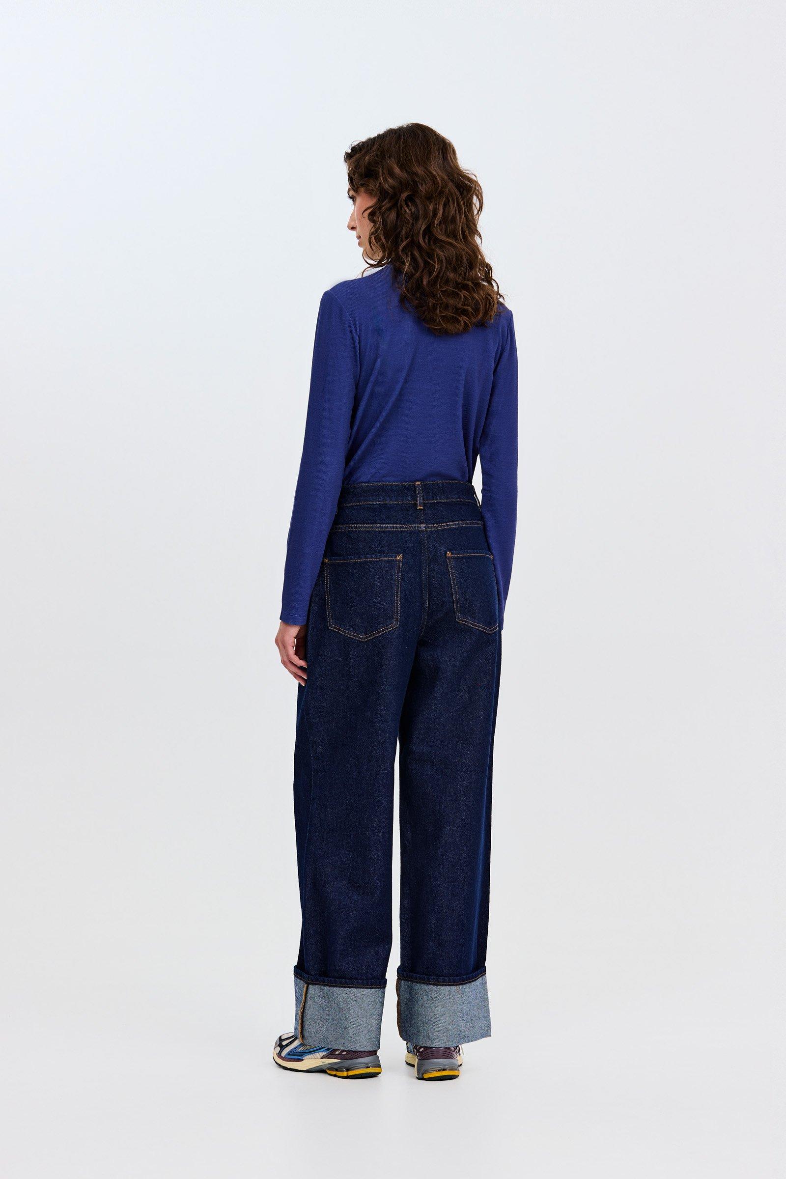 CKS - TIBOR - t-shirt lange mouwen - blauw