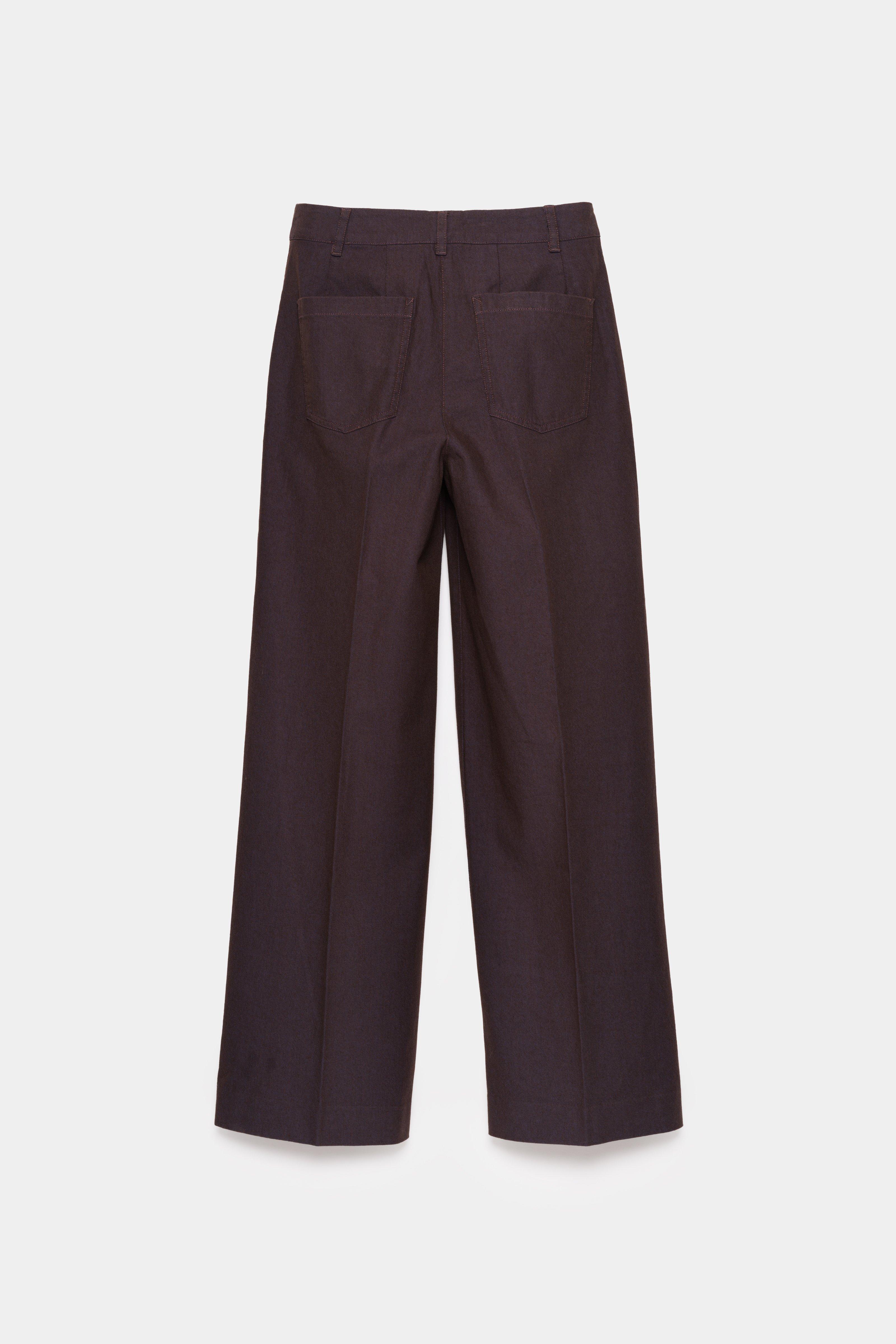 CKS - RODAN - lange broek - donkerbruin