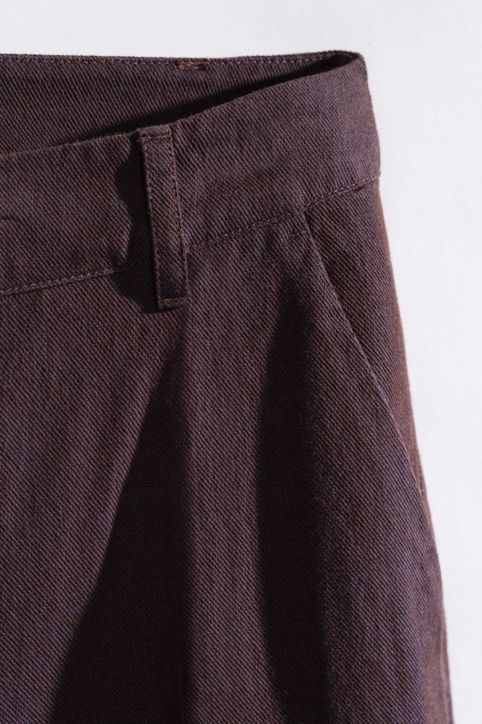 CKS - RODAN - lange broek - donkerbruin