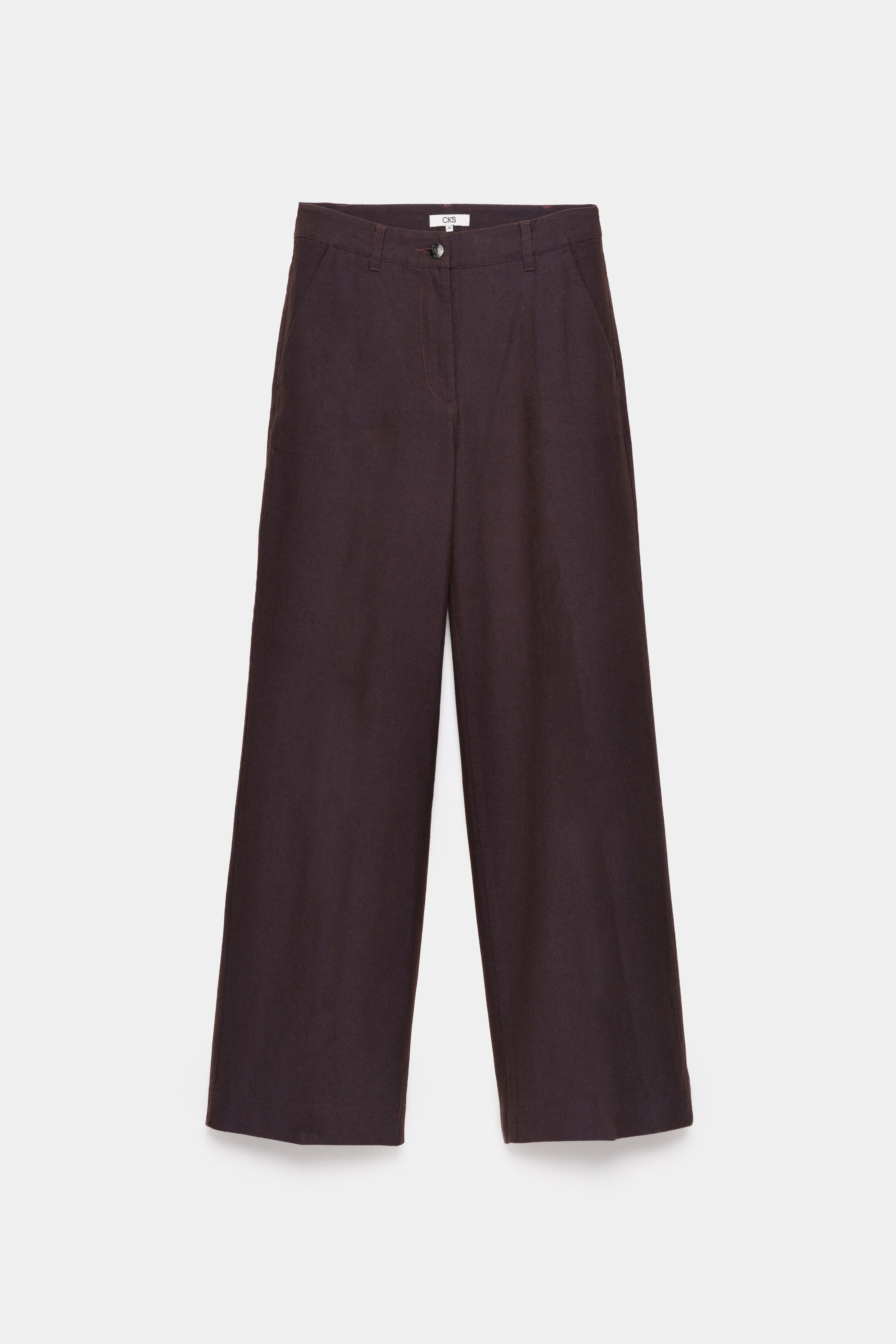 CKS - RODAN - pantalon long - brun foncé