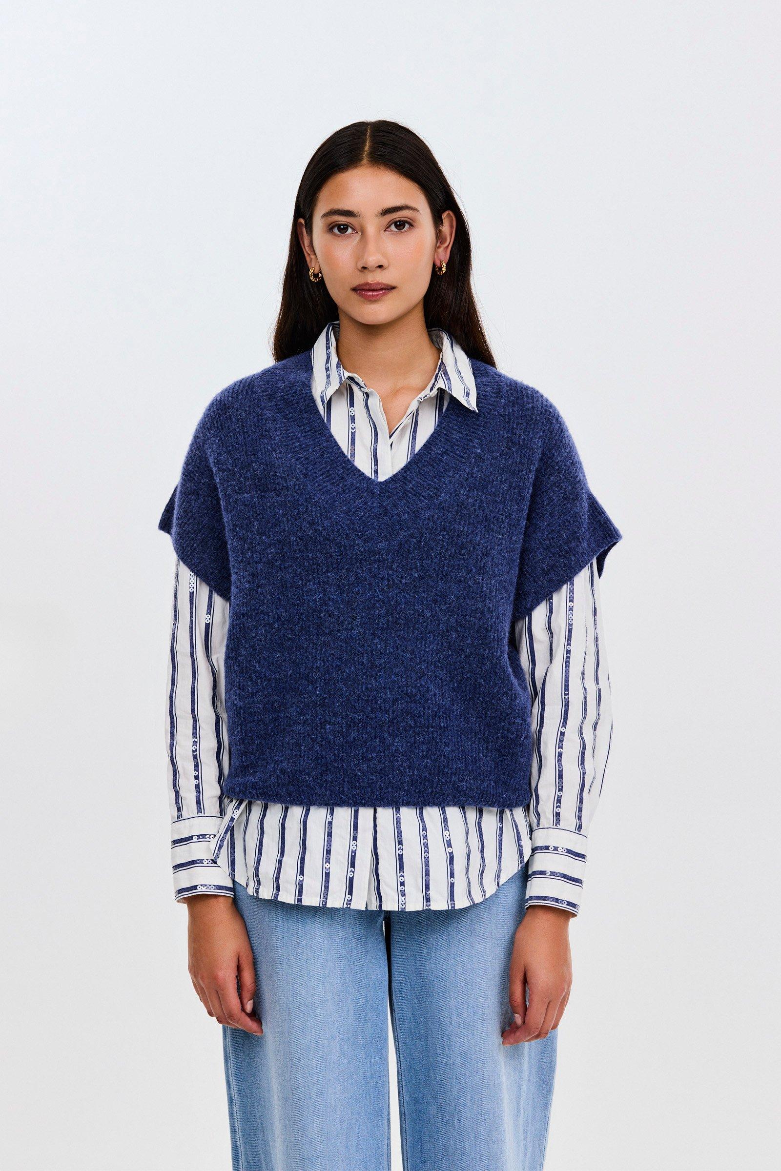 CKS - PENCER - debardeur - blauw