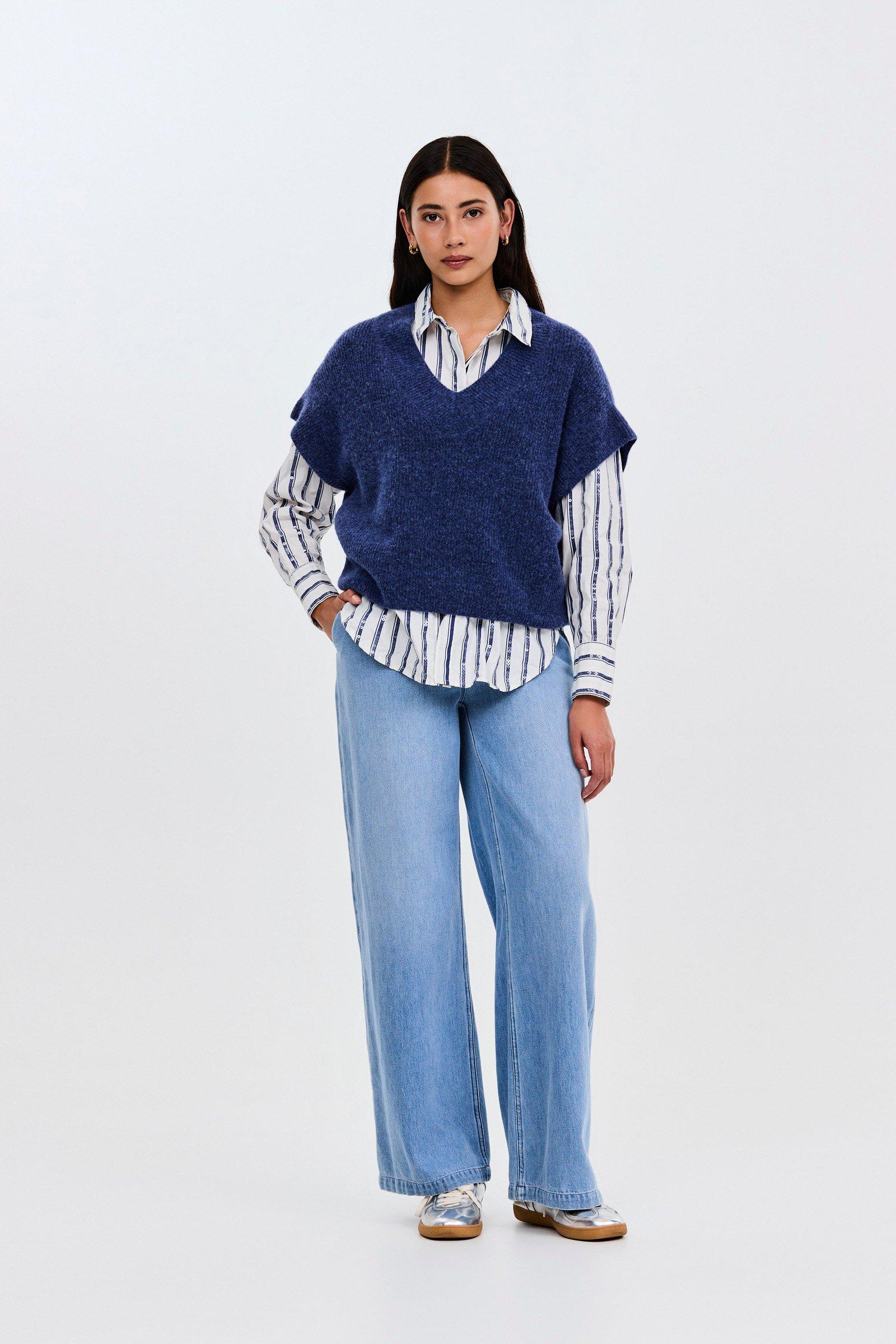 CKS - PENCER - debardeur - blauw