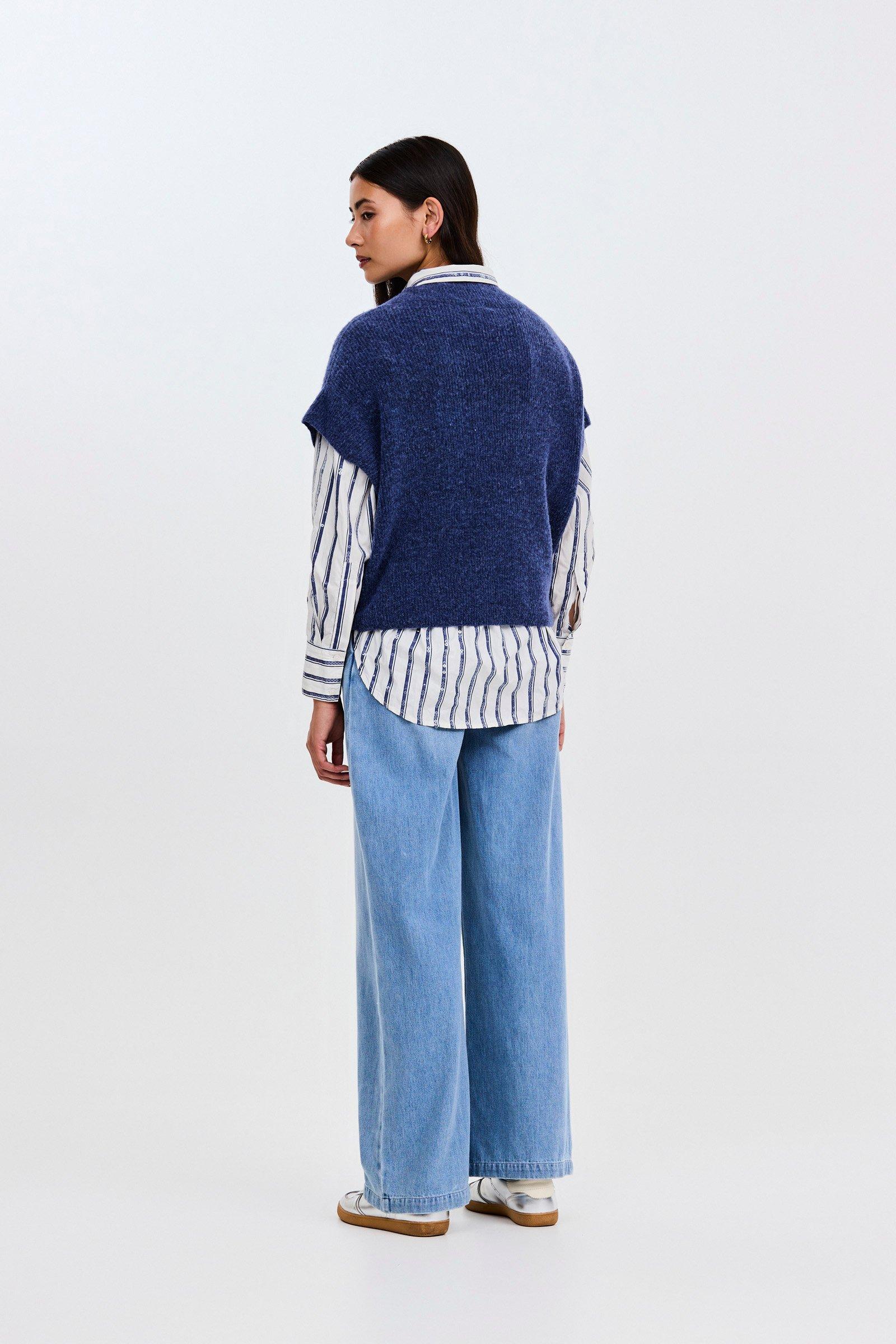 CKS - PENCER - debardeur - blauw