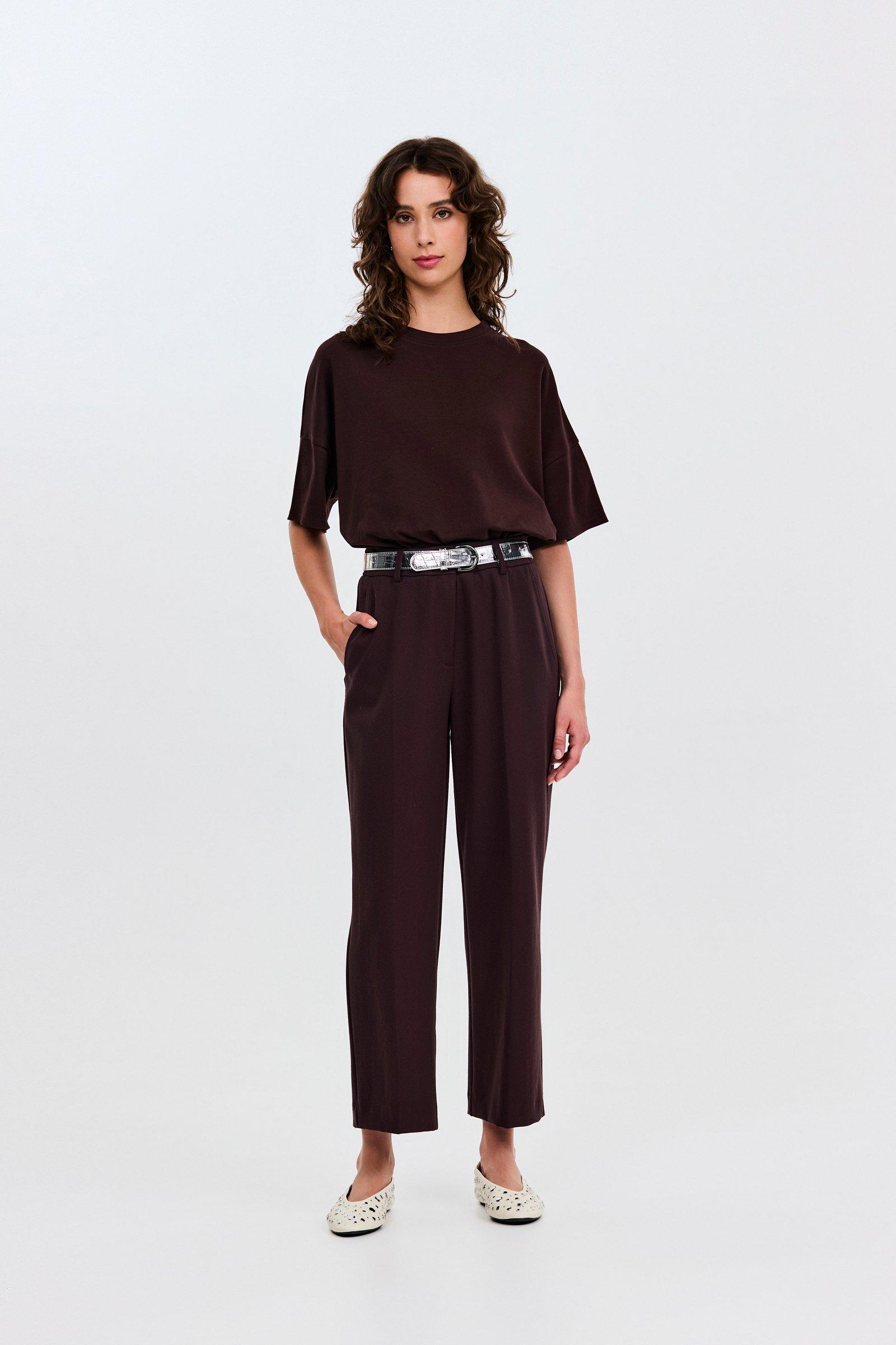 CKS - TONKS - enkel broek - donkerbruin