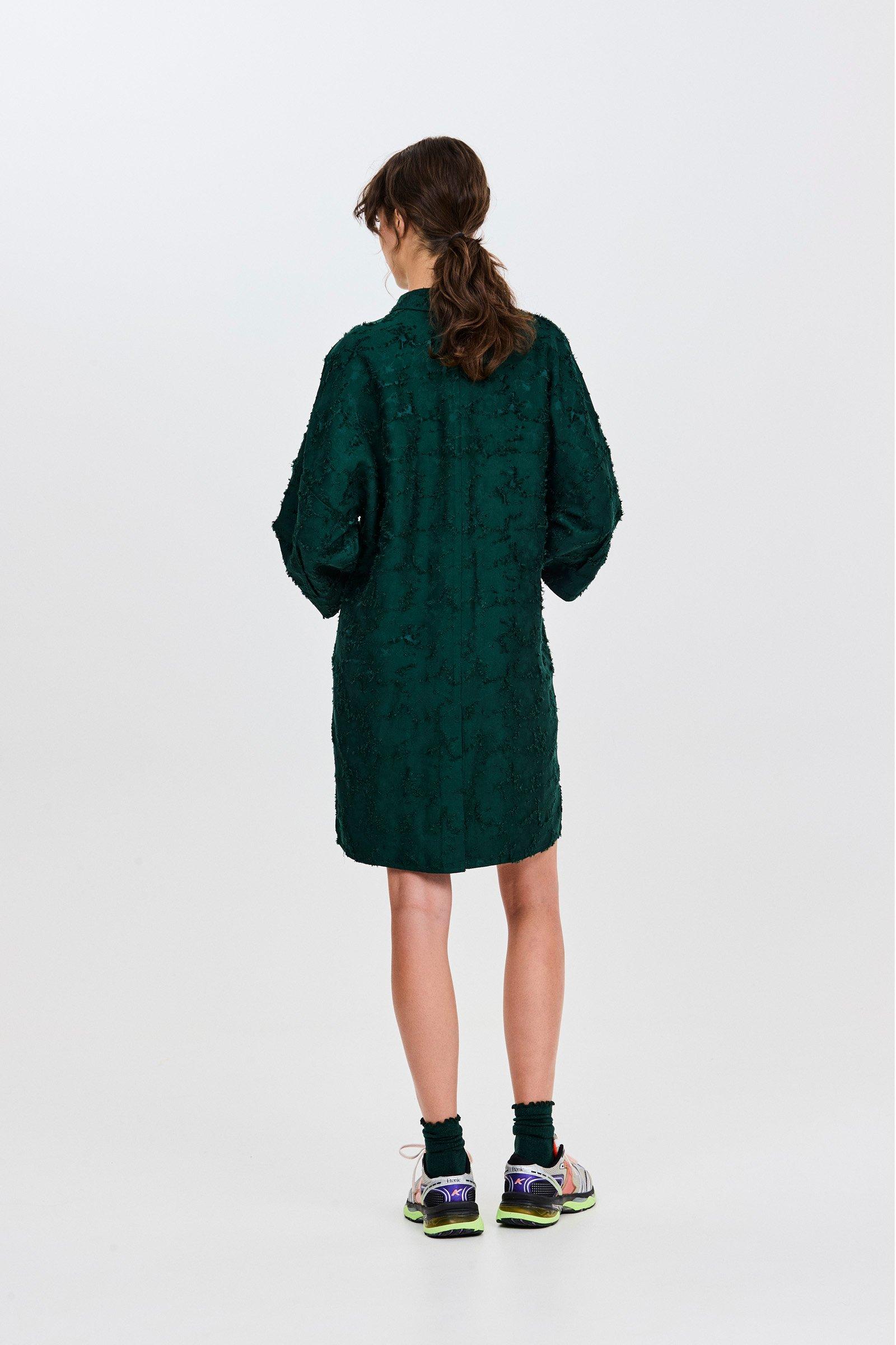 CKS - DELASTRAIGHT - blouse long sleeves - dark green