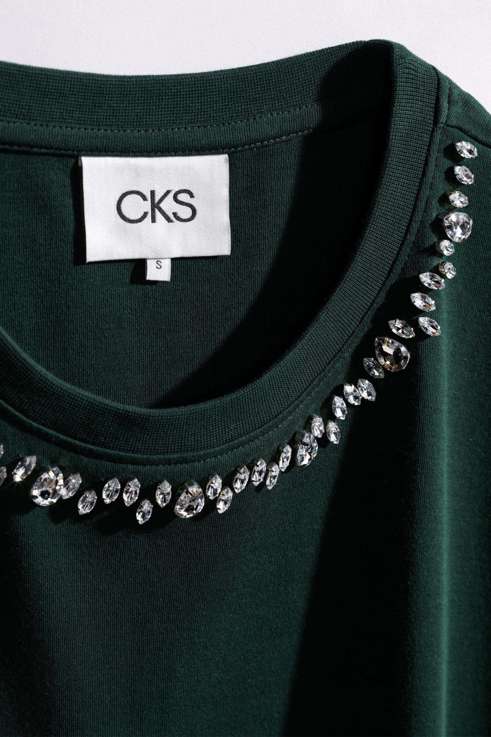 CKS - DARIO - Kurzes Kleid - Dunkelgrün