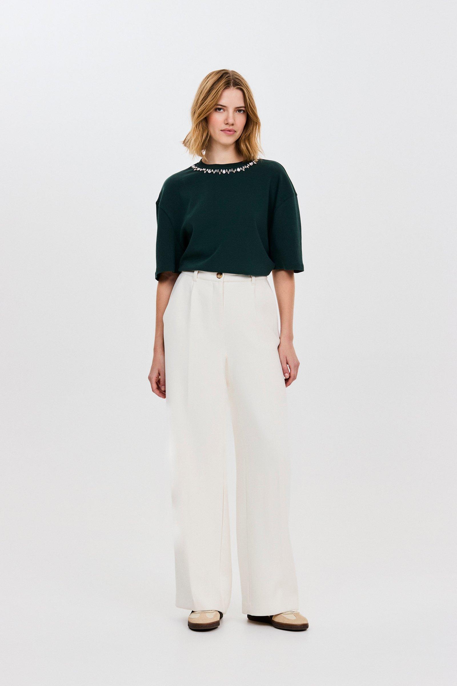 CKS - SARIO - t-shirt short sleeves - dark green