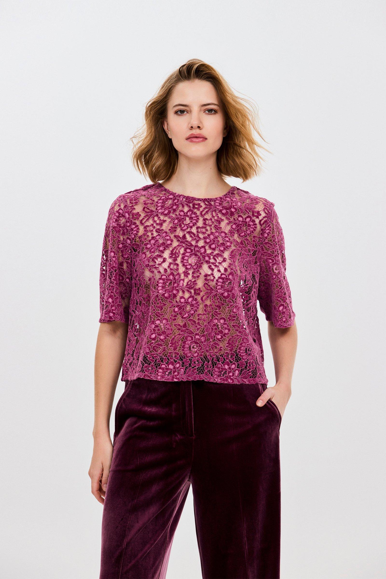 CKS - TIRIANA - t-shirt korte mouwen - oudroze