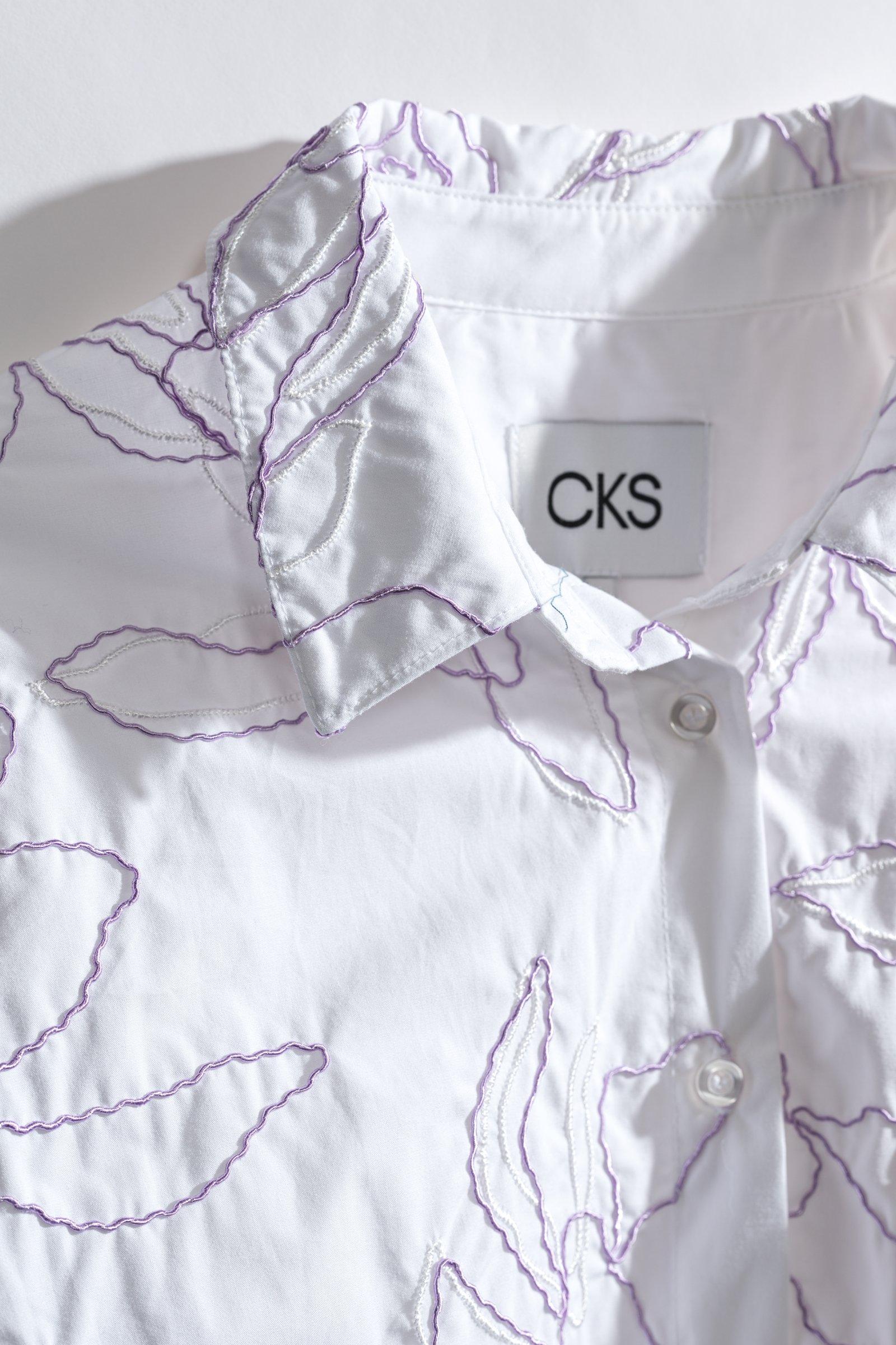 CKS - STANDING - blouse lange mouwen - white light