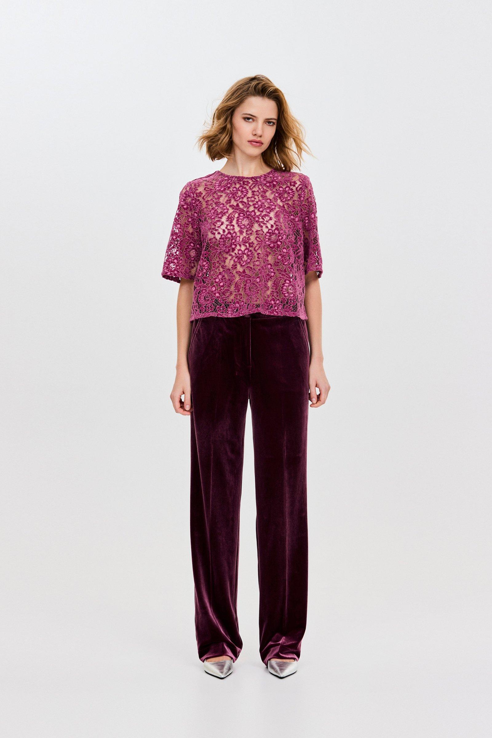 CKS - TONKSONA - long trouser - dark red