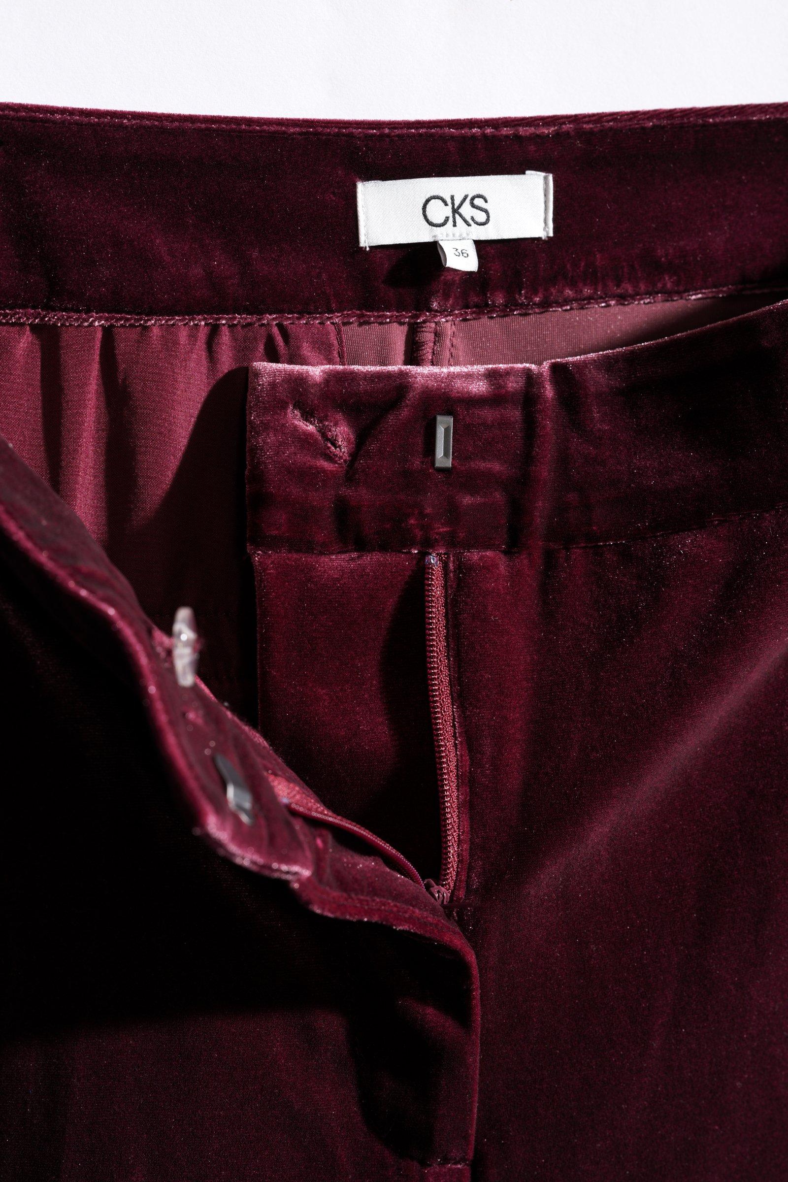 CKS - TONKSONA - Lange Hose - Dunkelrot