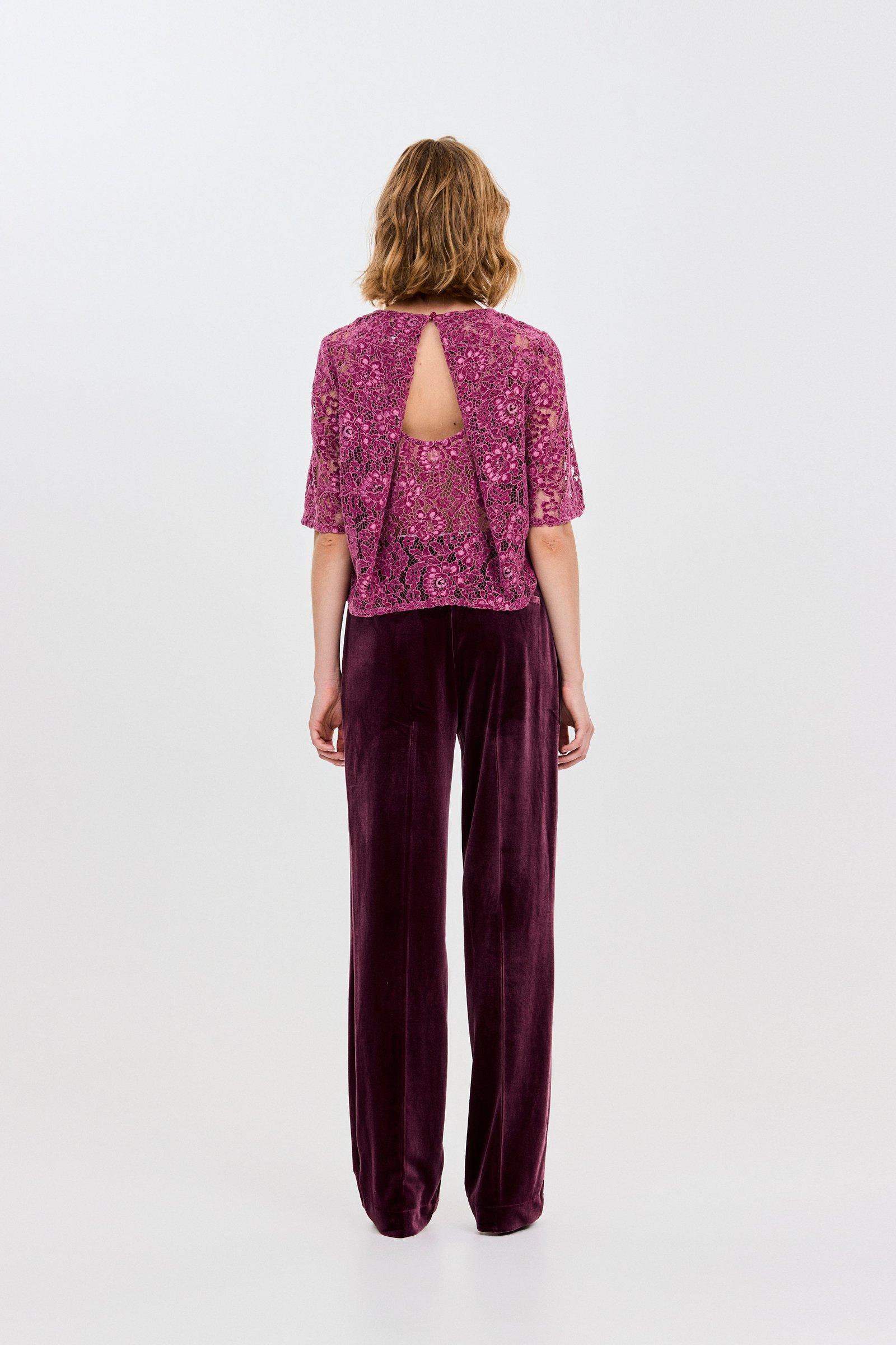 CKS - TONKSONA - Lange Hose - Dunkelrot