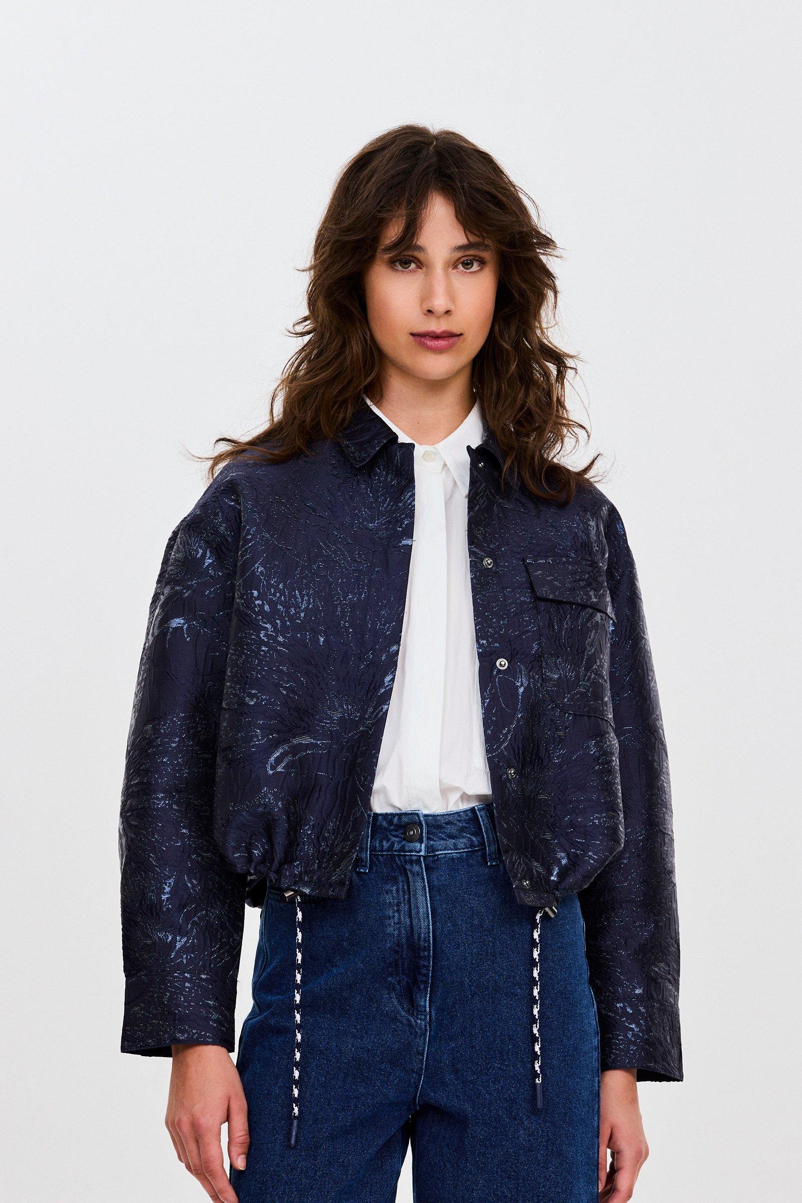CKS - COSMIC - short jacketfantasy - dark blue