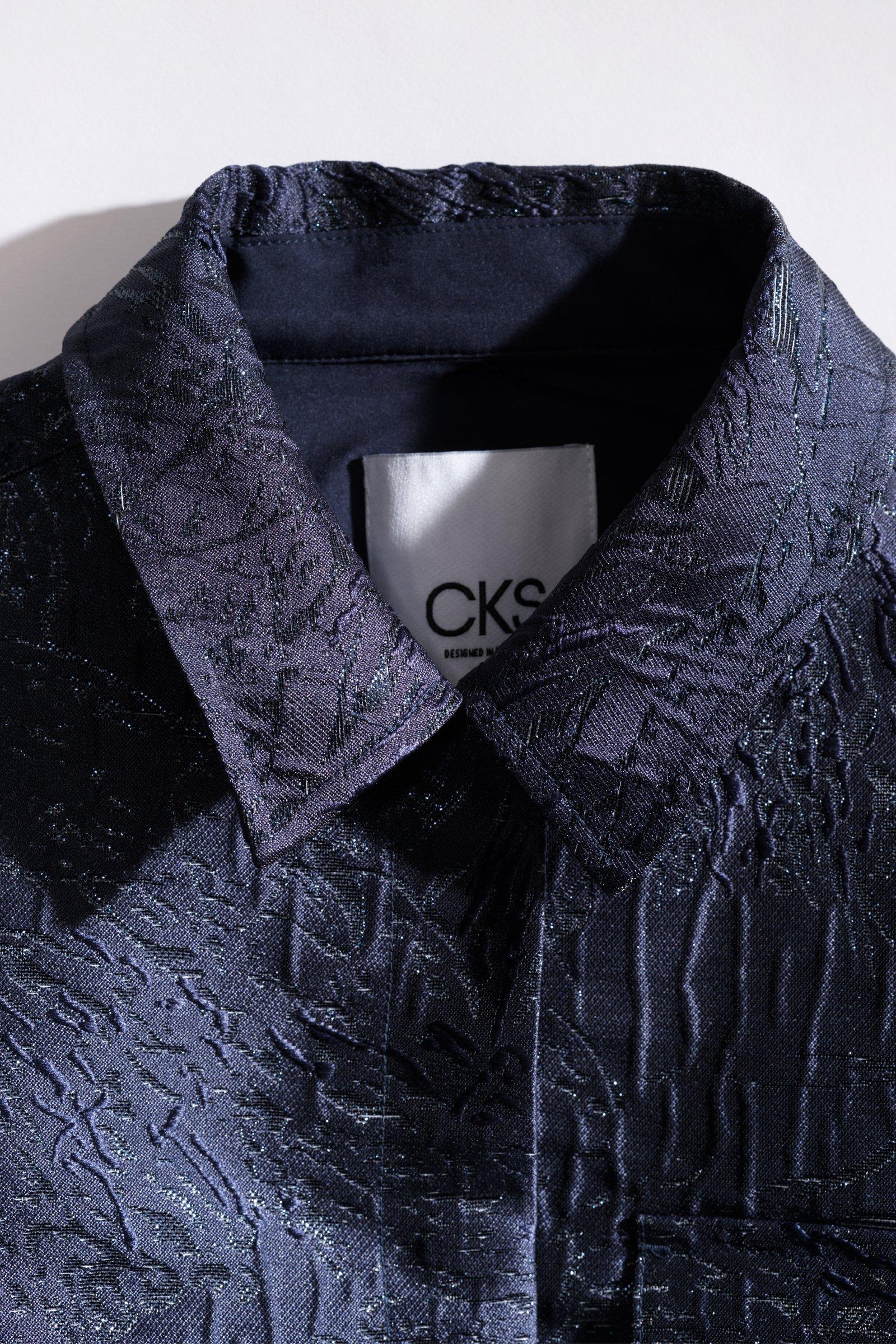 CKS - COSMIC - short jacketfantasy - dark blue
