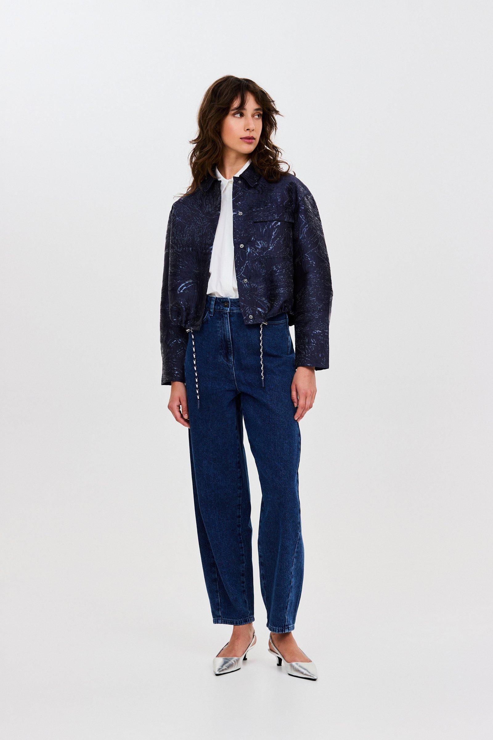 CKS - COSMIC - short jacketfantasy - dark blue