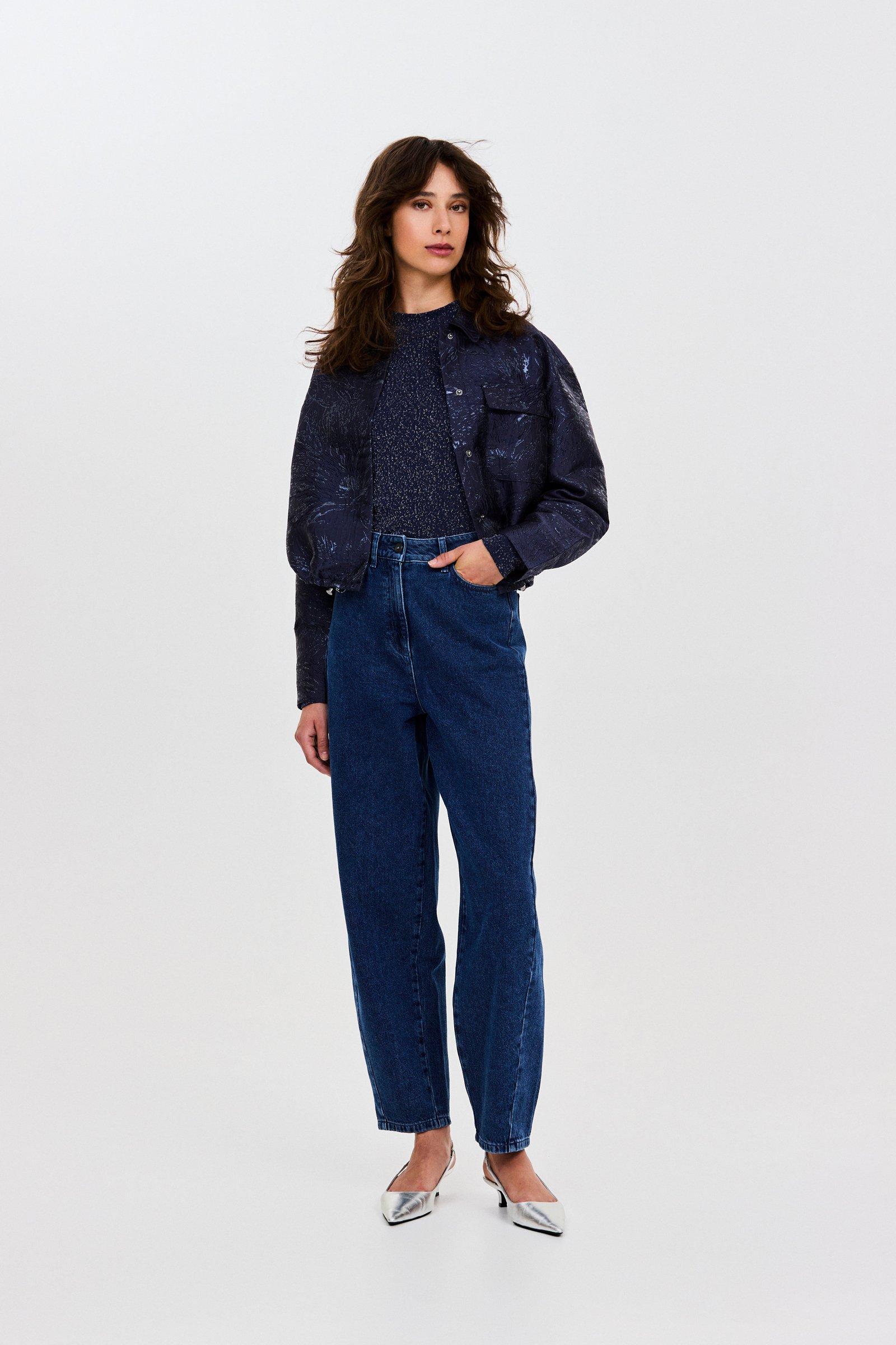CKS - COSMIC - short jacketfantasy - dark blue