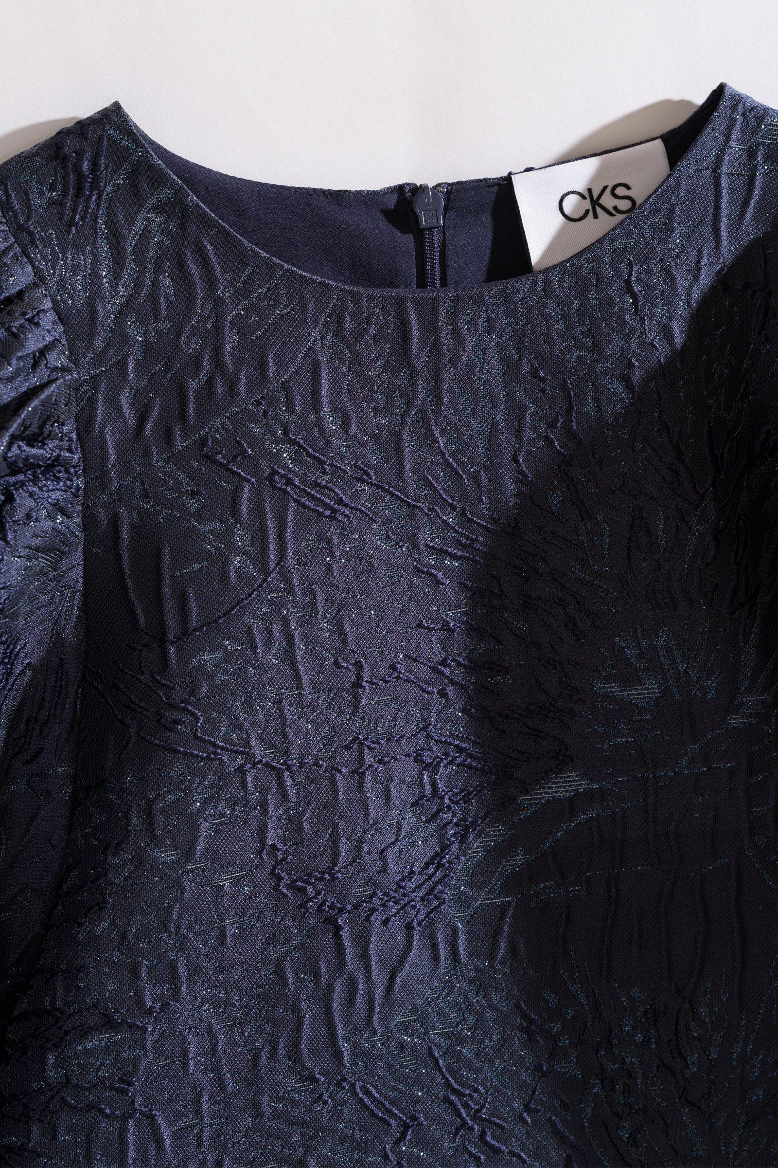 CKS - DANCE - veste fantaisie courte - bleu foncé