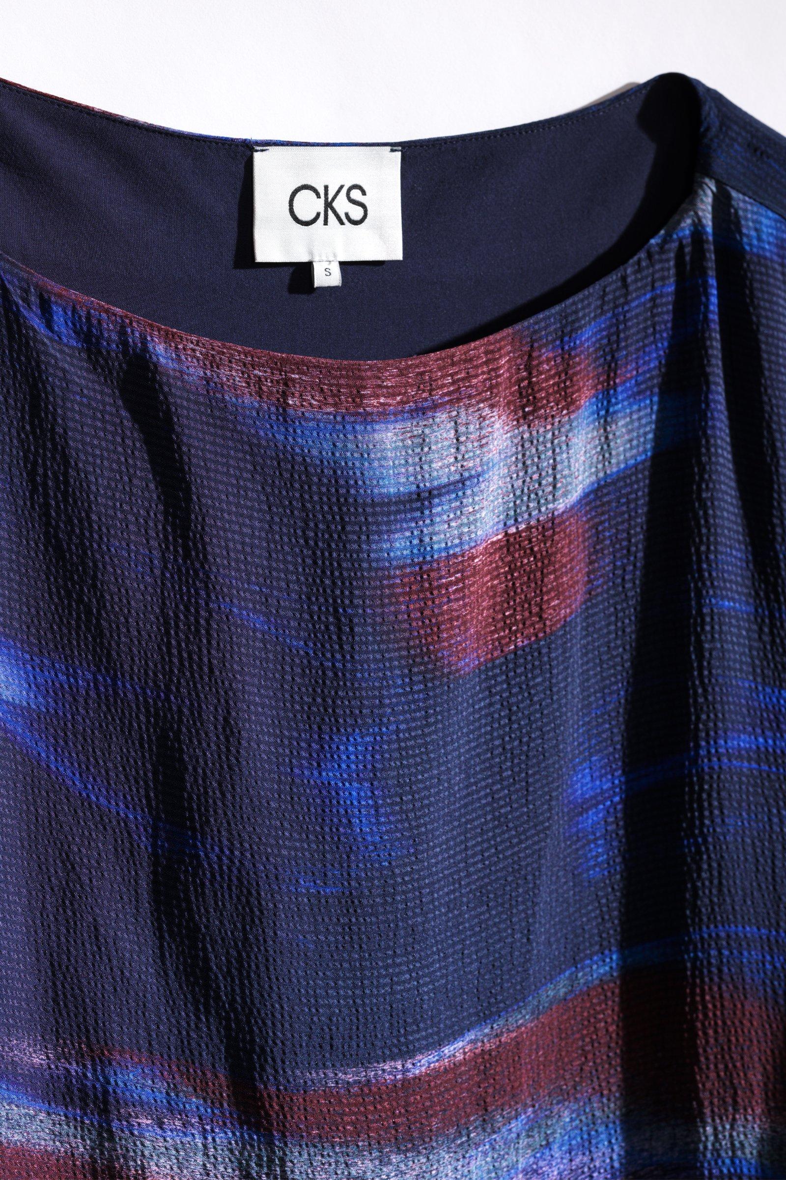 CKS - DAMBAR - long dress - dark blue